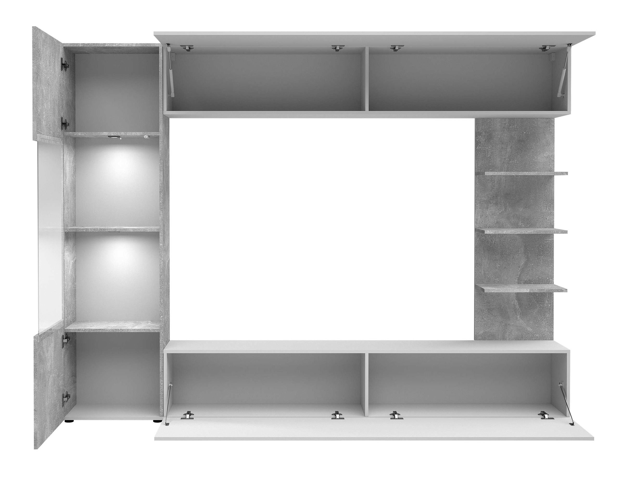 Σετ επίπλων σαλονιού Comfivo Animus (Κασμίρι + Δρυς)