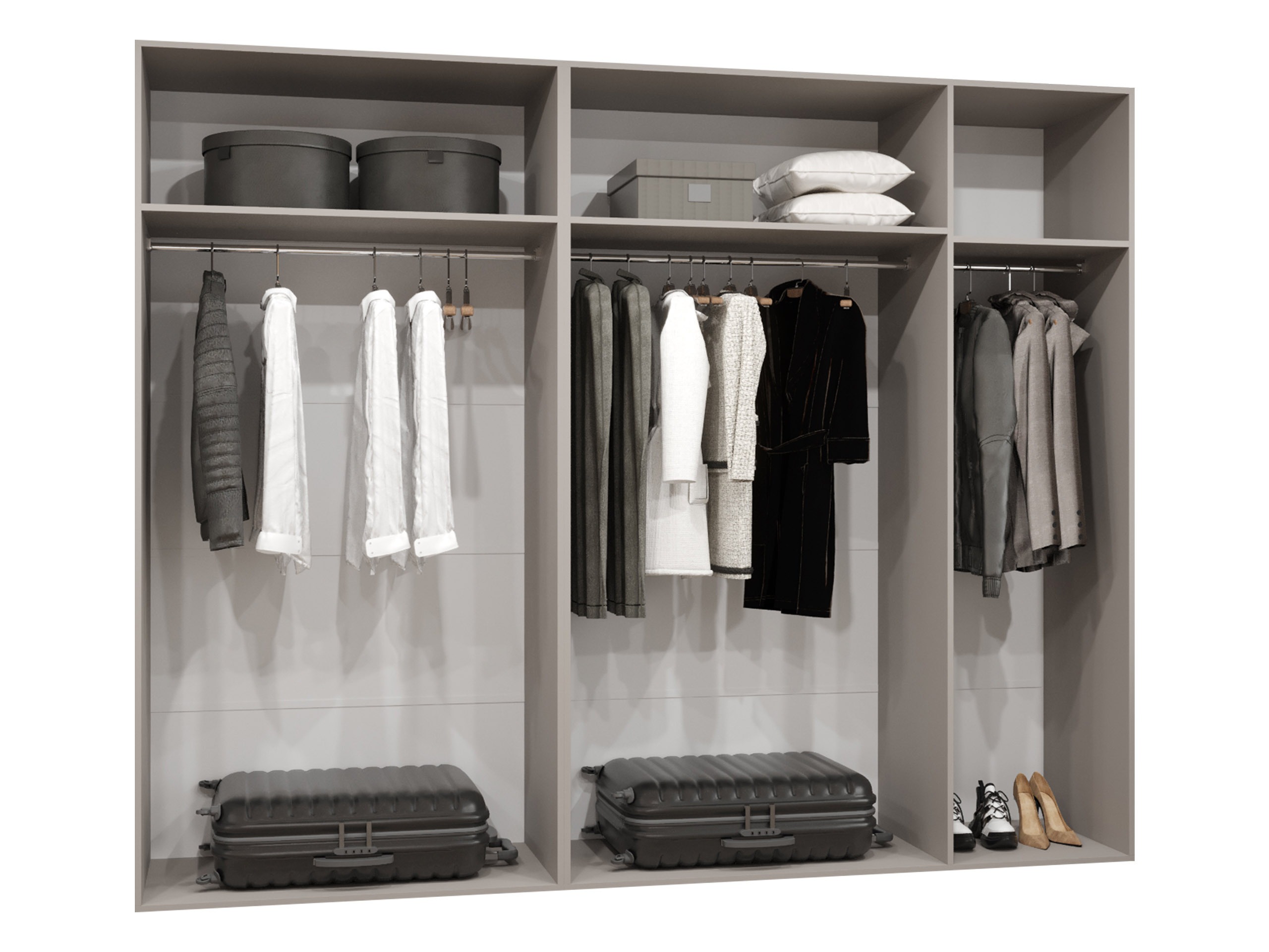 Ντουλάπα Hartford 582 (Άσπρο)