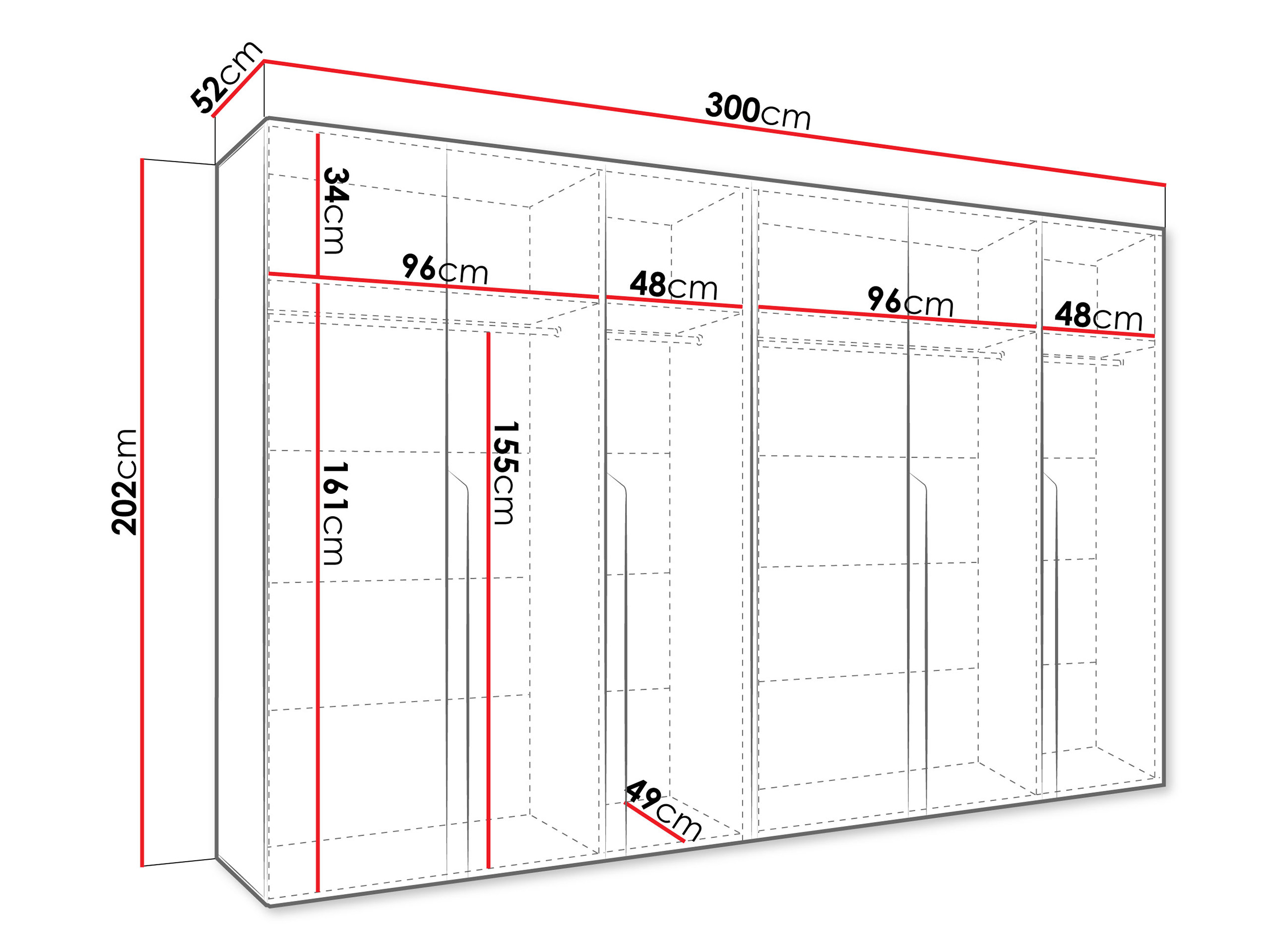Ντουλάπα Hartford 583 (Κασμίρι)