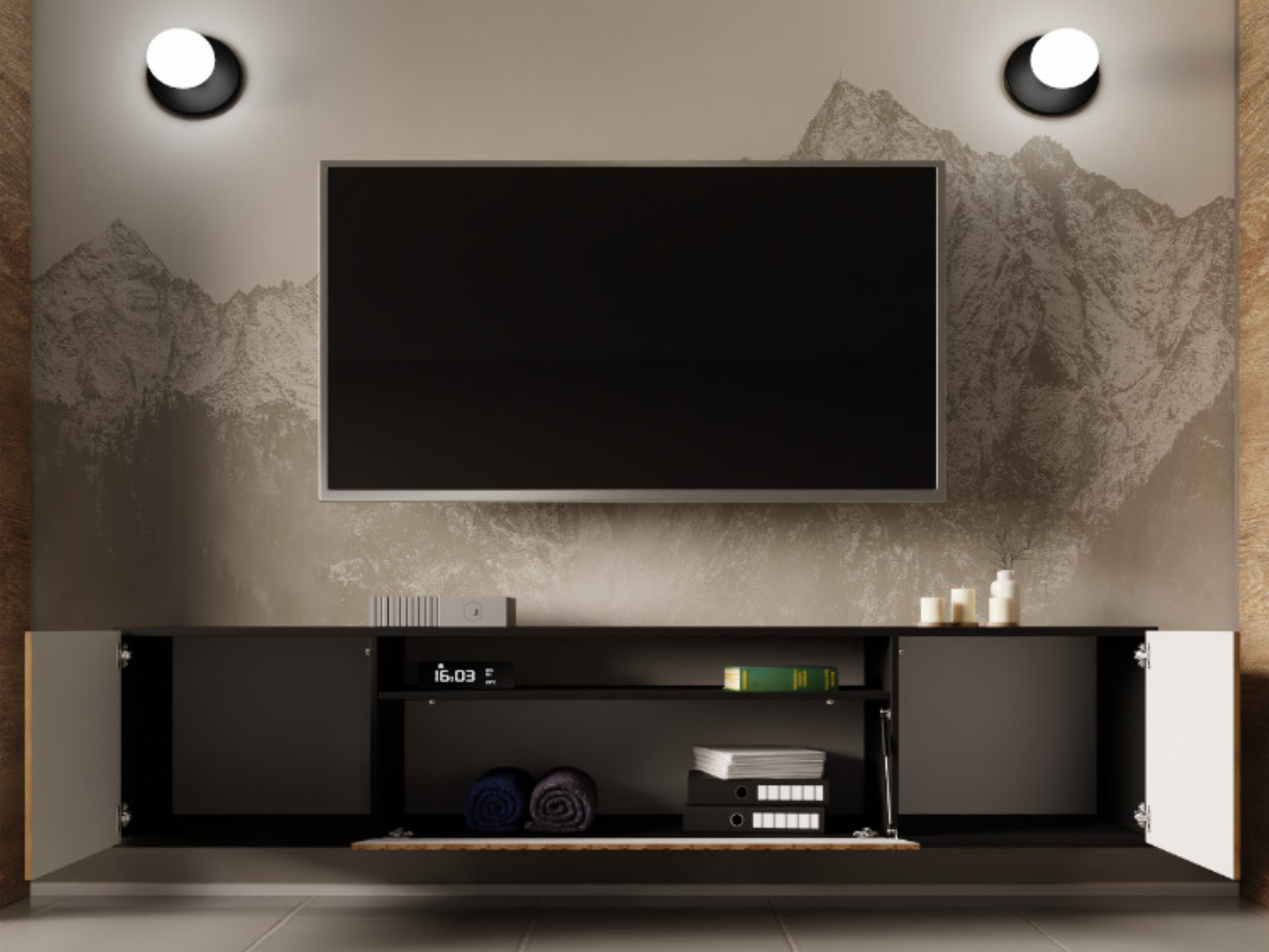 Έπιπλο τηλεόρασης Arecibo 109