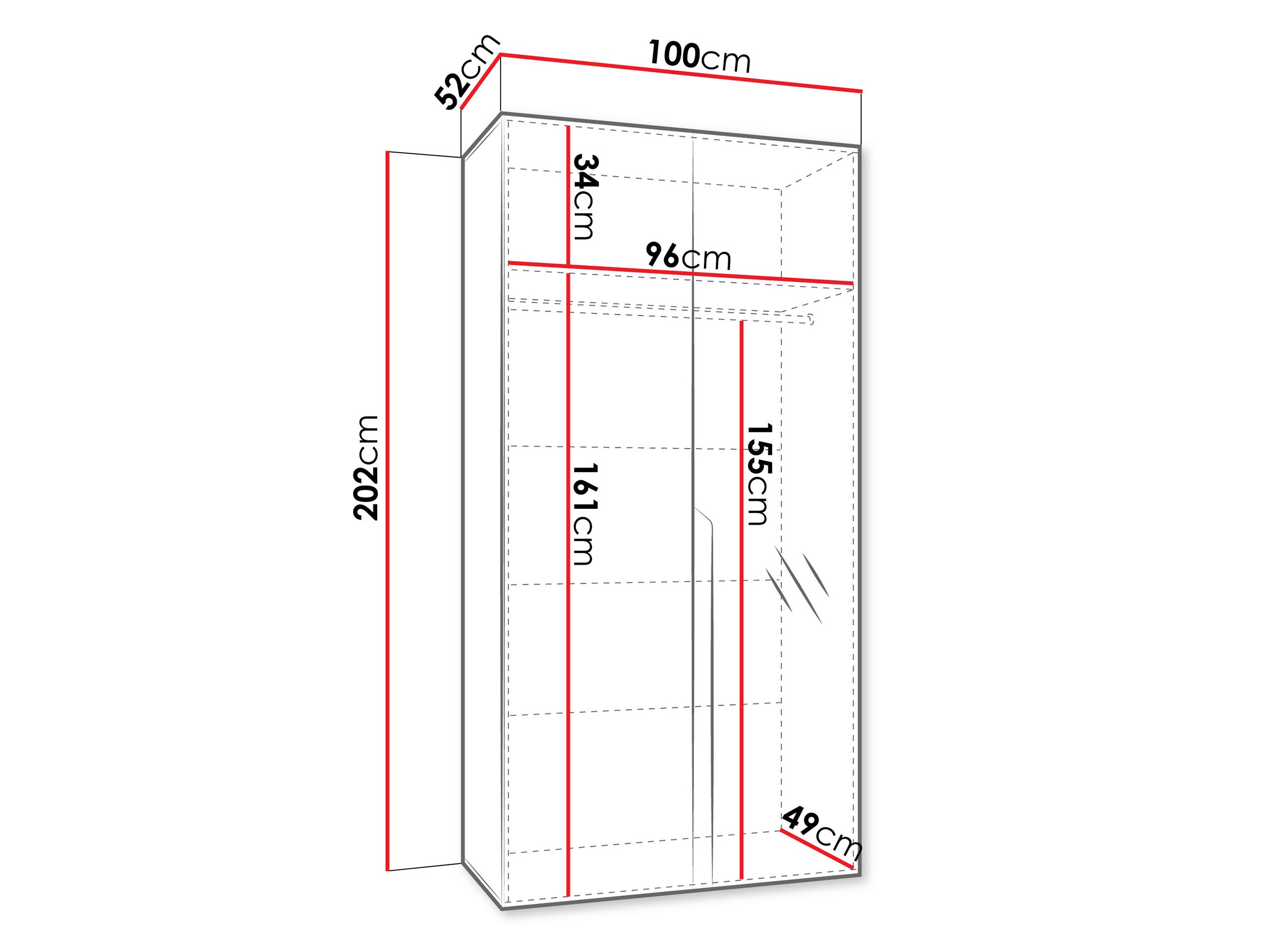 Ντουλάπα Hartford 584 (Κασμίρι)