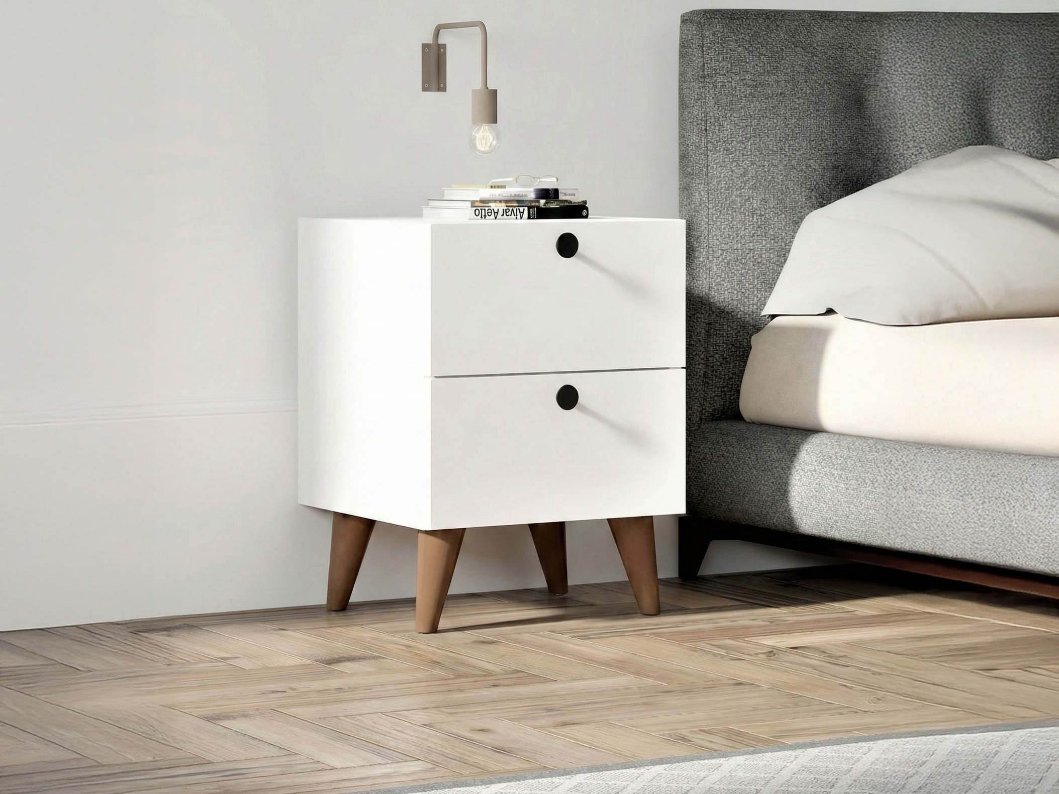 Κομοδίνο Kailua 2594 (Άσπρο)