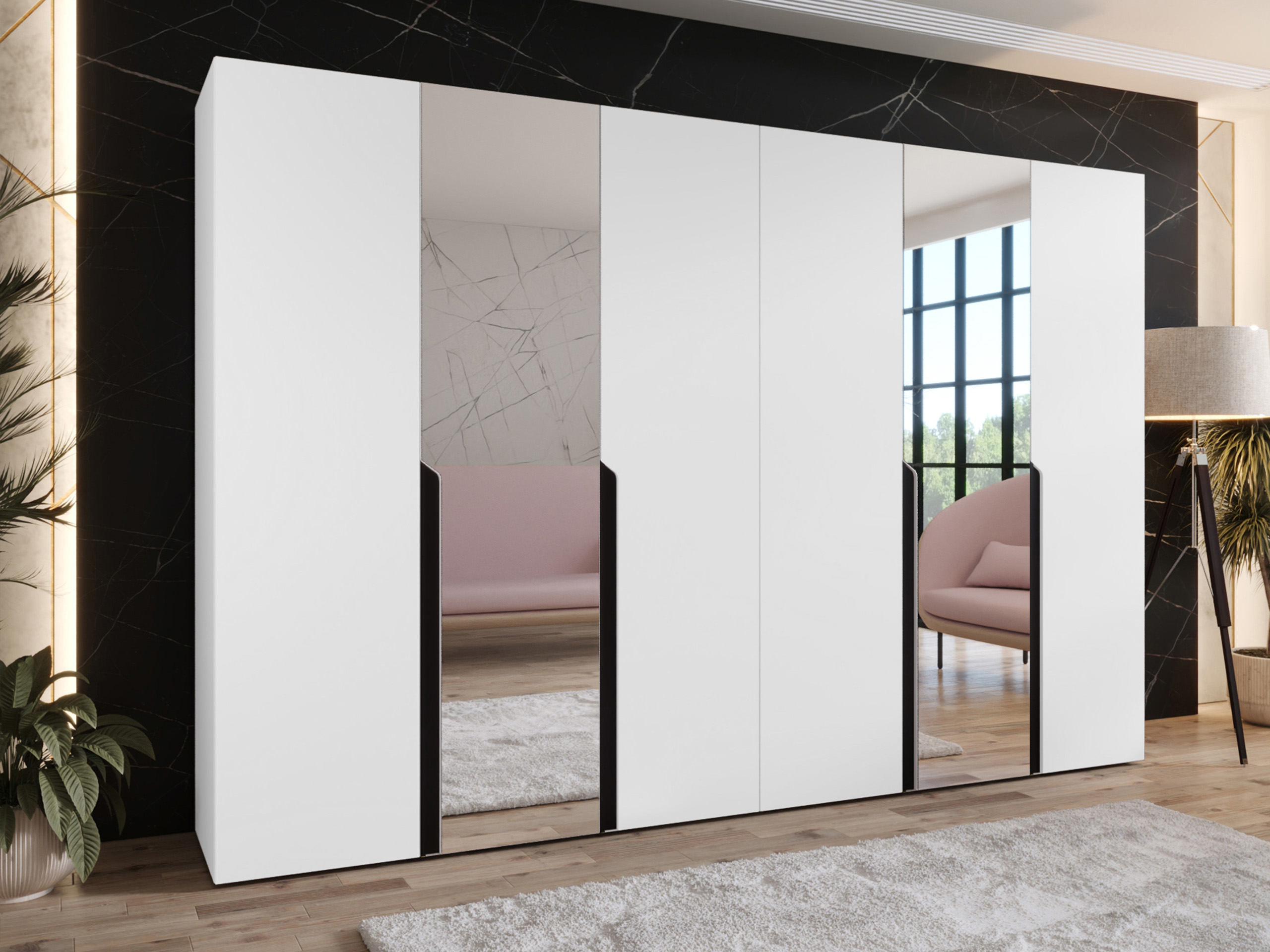 Ντουλάπα Hartford 588 (Άσπρο)