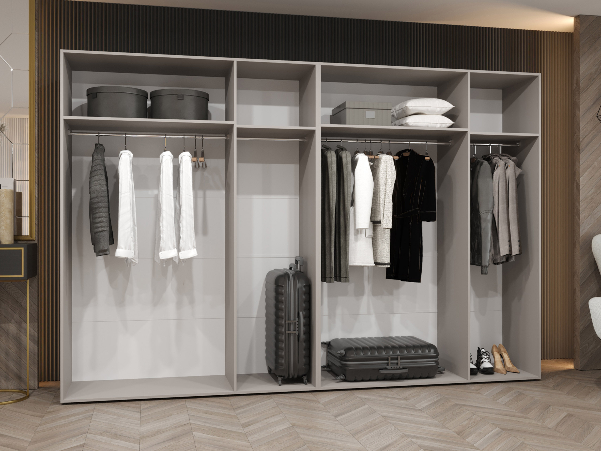 Ντουλάπα Hartford 588 (Άσπρο)