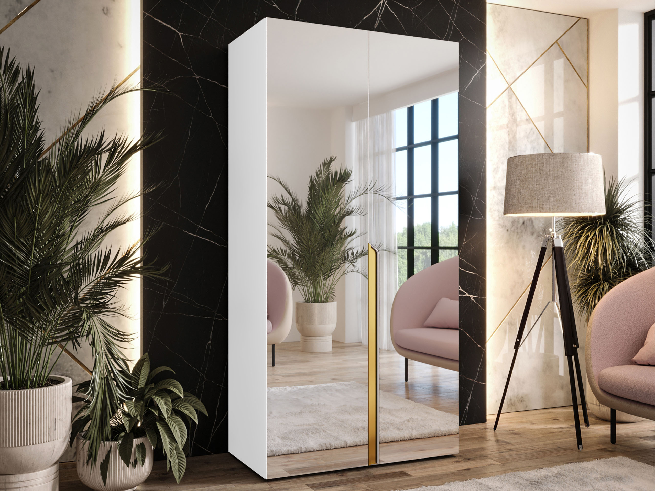 Ντουλάπα Hartford 589 (Άσπρο)