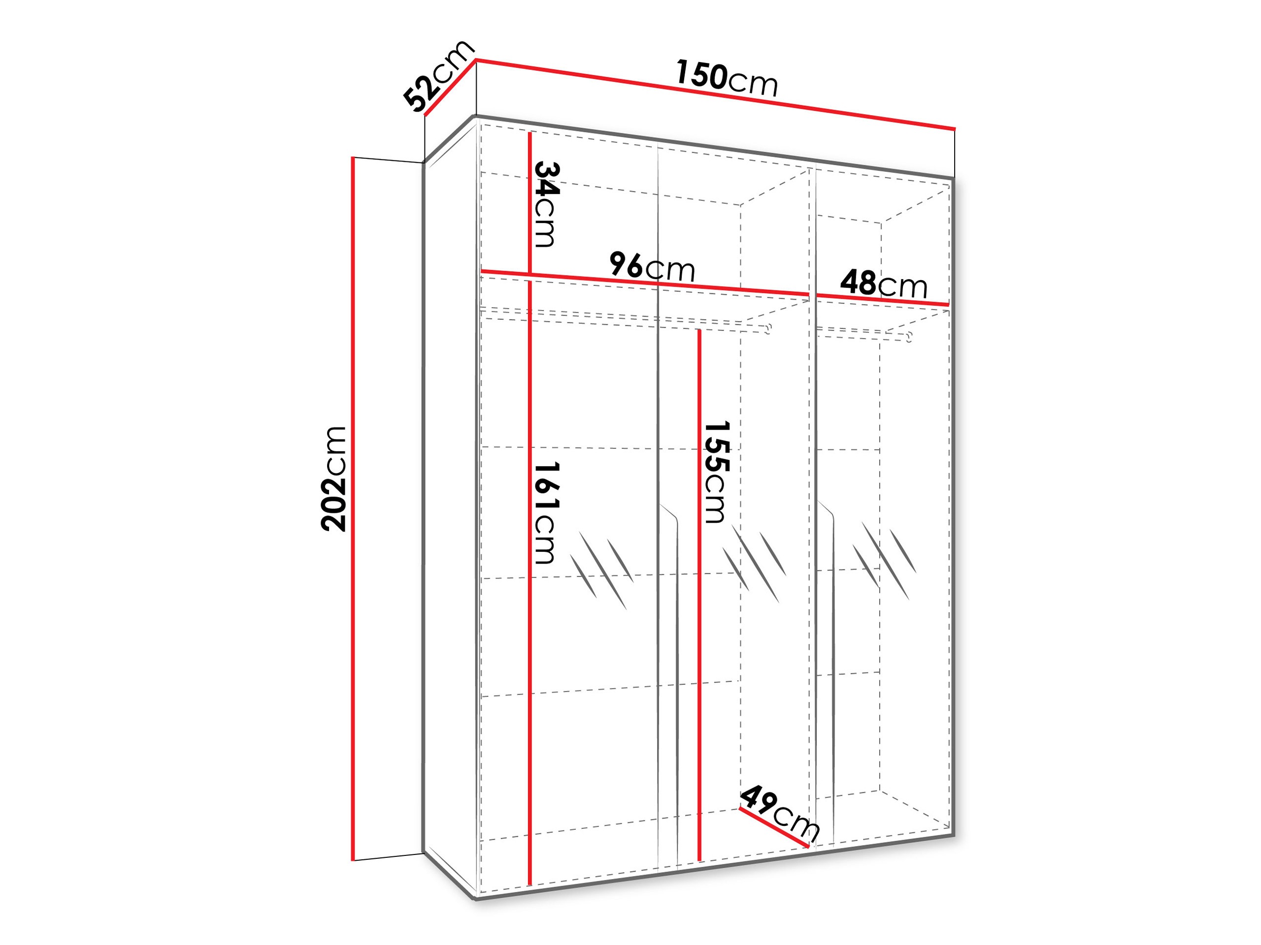 Ντουλάπα Hartford 590 (Κασμίρι)
