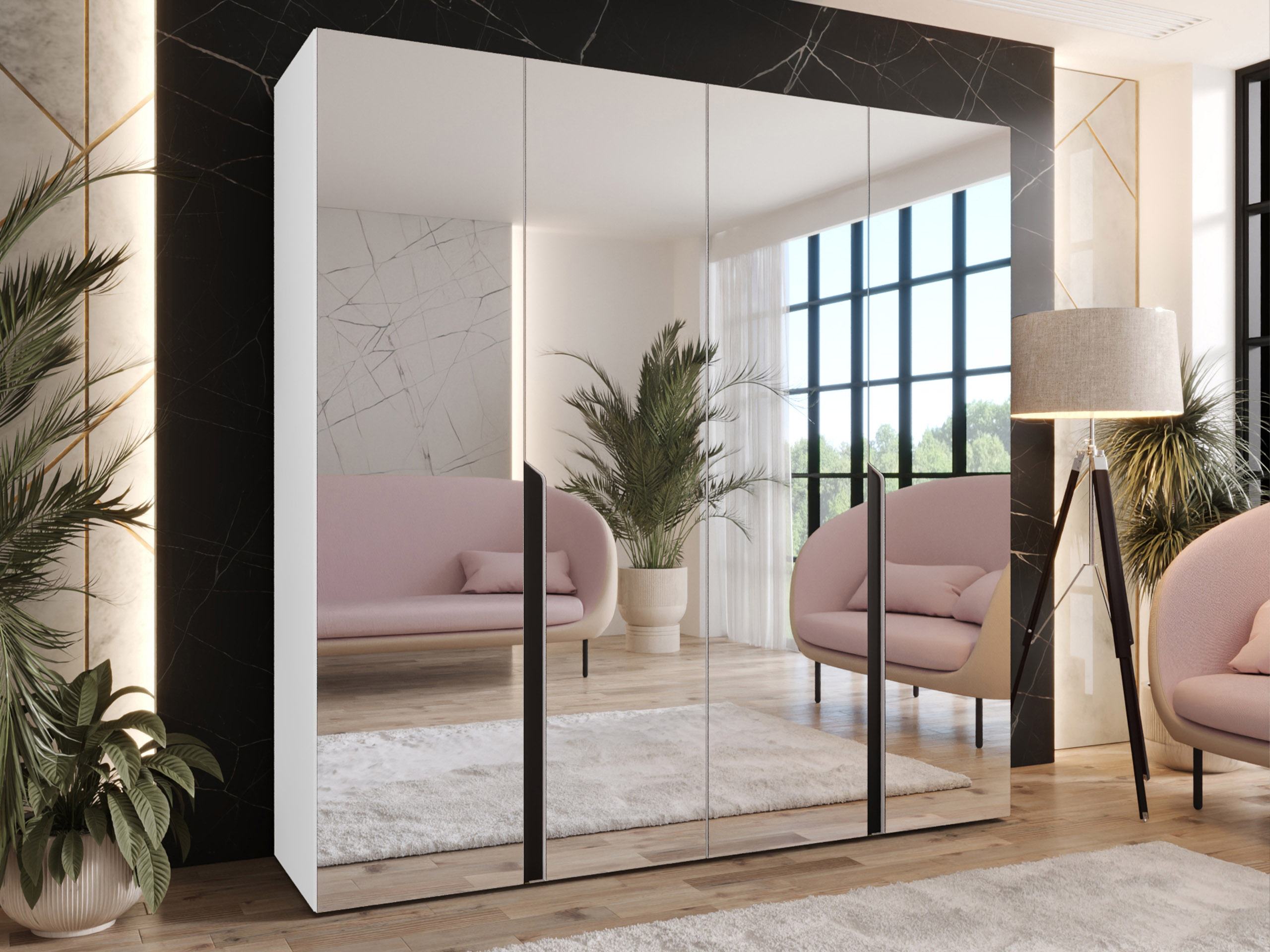 Ντουλάπα Hartford 591 (Άσπρο)