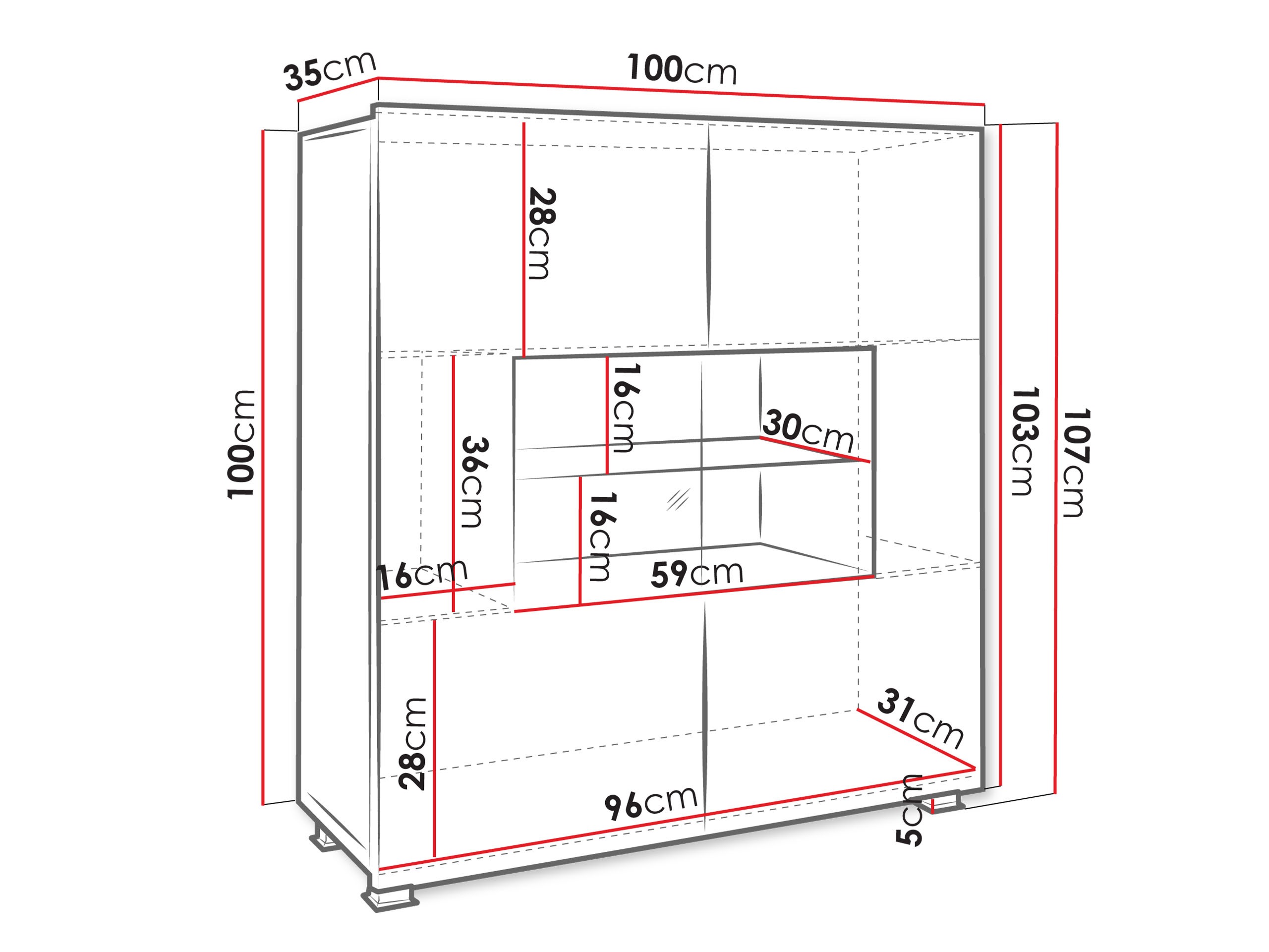 Μπουφέ Remus (Καρυδί)
