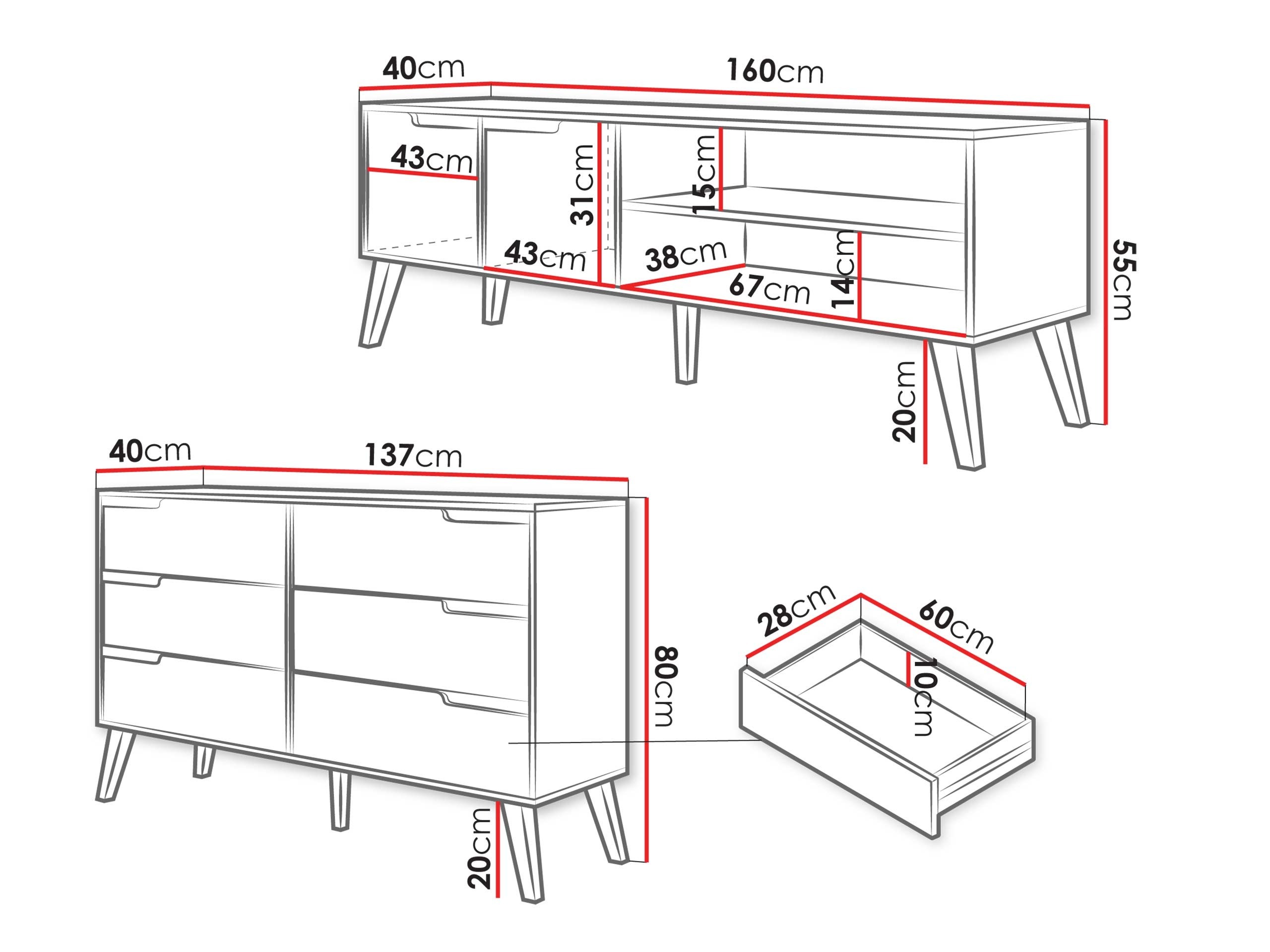 Σετ επίπλων σαλονιού Otis II (Κασμίρι)