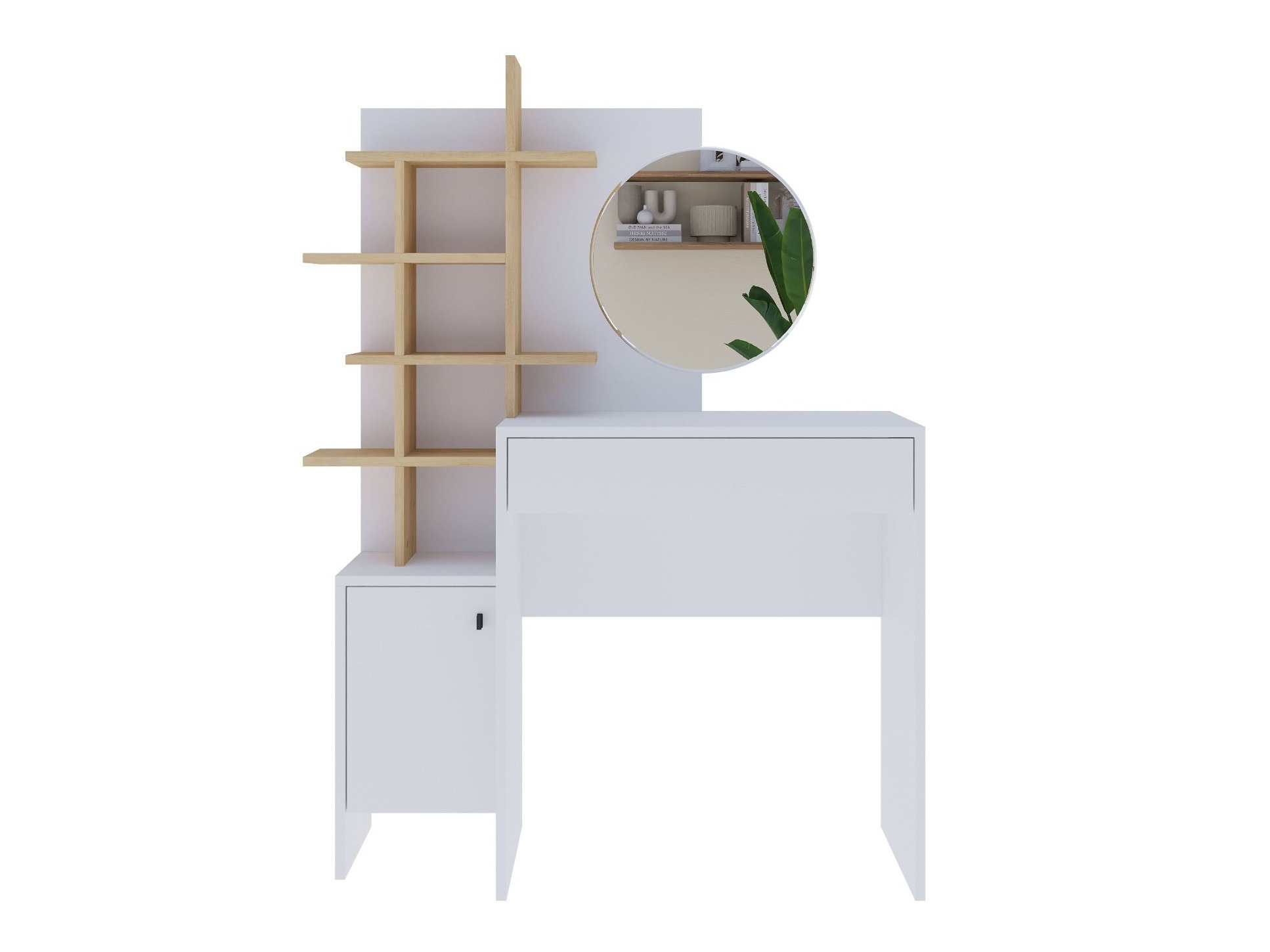 Τουαλέτα Kailua 220 (Άσπρο + Δρυς)