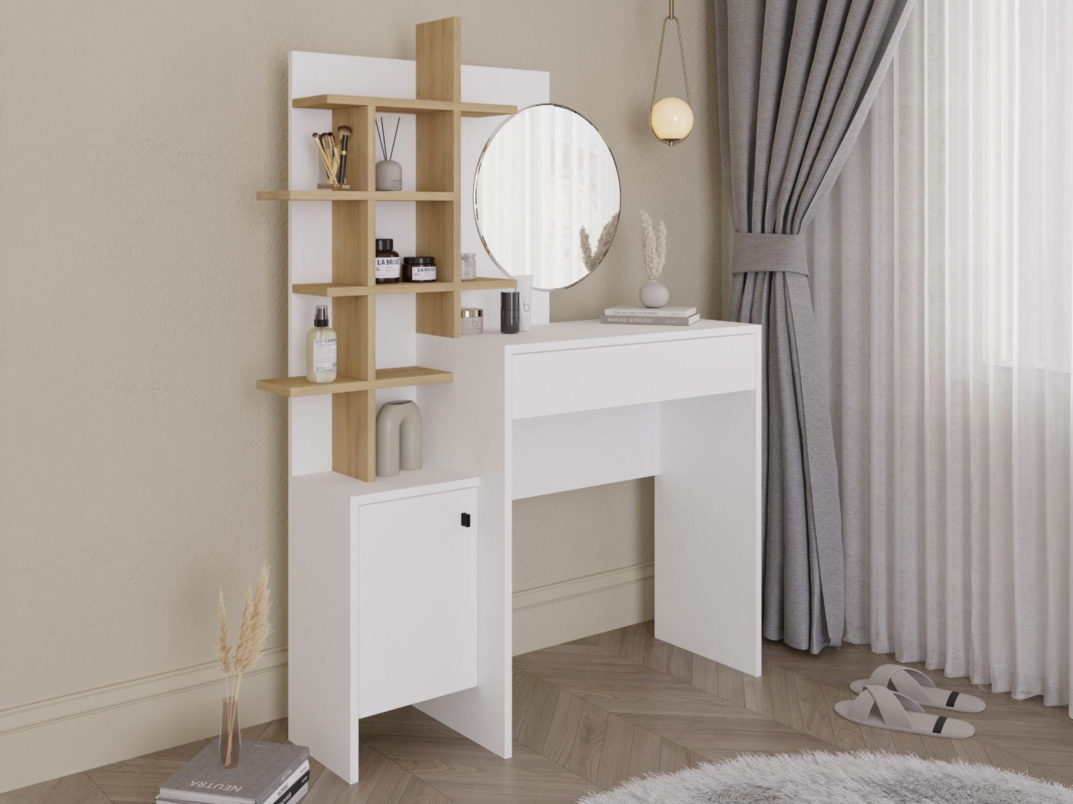 Τουαλέτα Kailua 220 (Άσπρο + Δρυς)