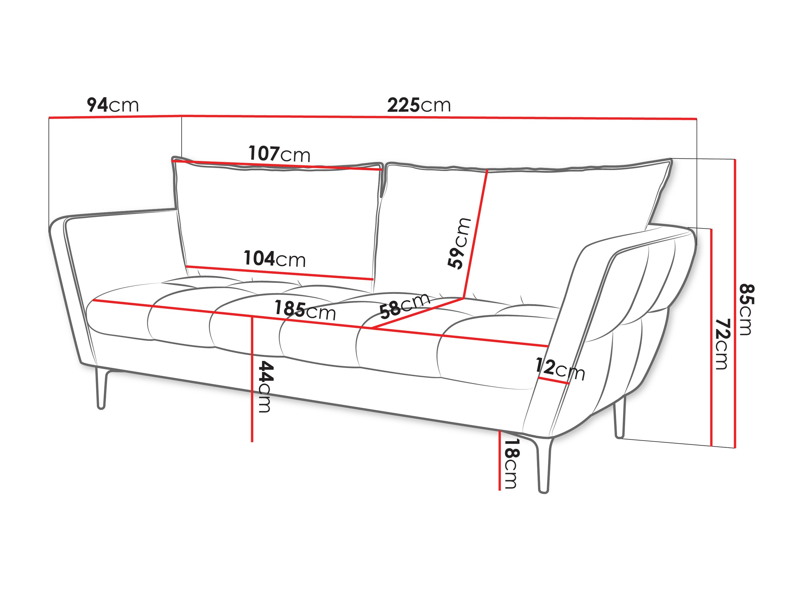 Καναπές TrendyNest Villis (Aphrodite 19)