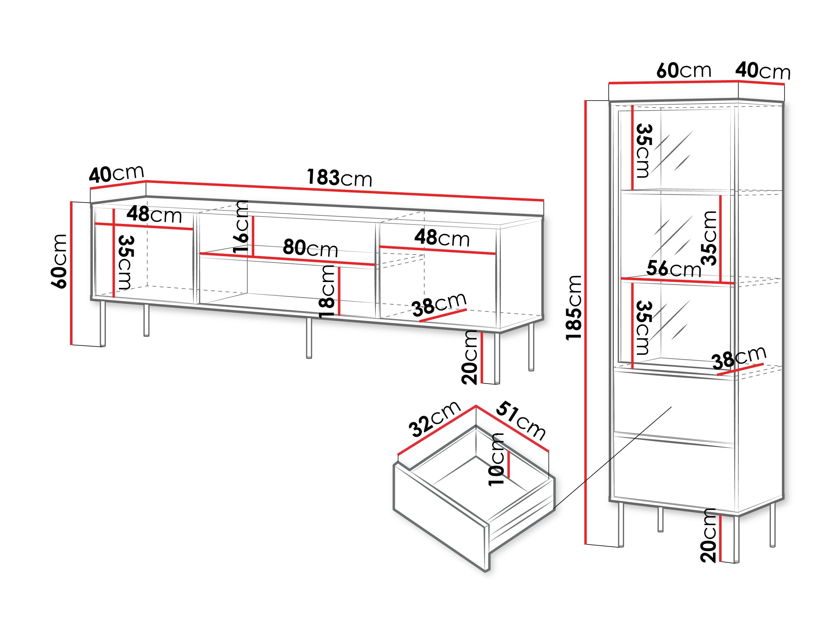 Σετ επίπλων σαλονιού Merevai 107 (Κασμίρι)