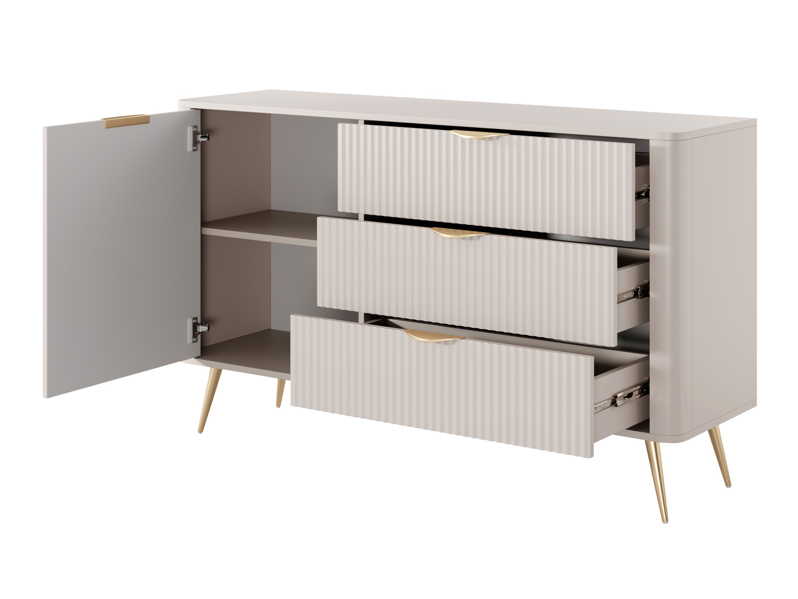 Σετ επίπλων σαλονιού Lectum I (Μπεζ)