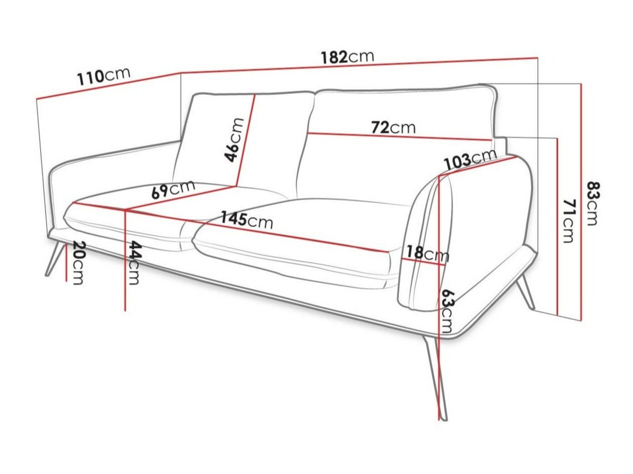 Καναπές Evarveni 102 (Zetta 291)