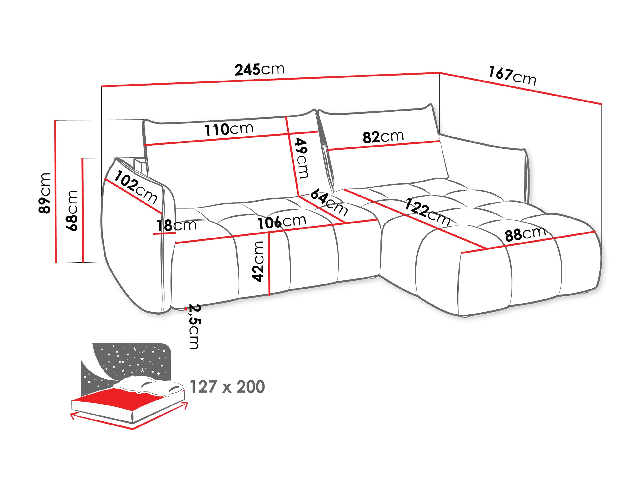 Γωνιακός Καναπές Naturis (Lumo 65)