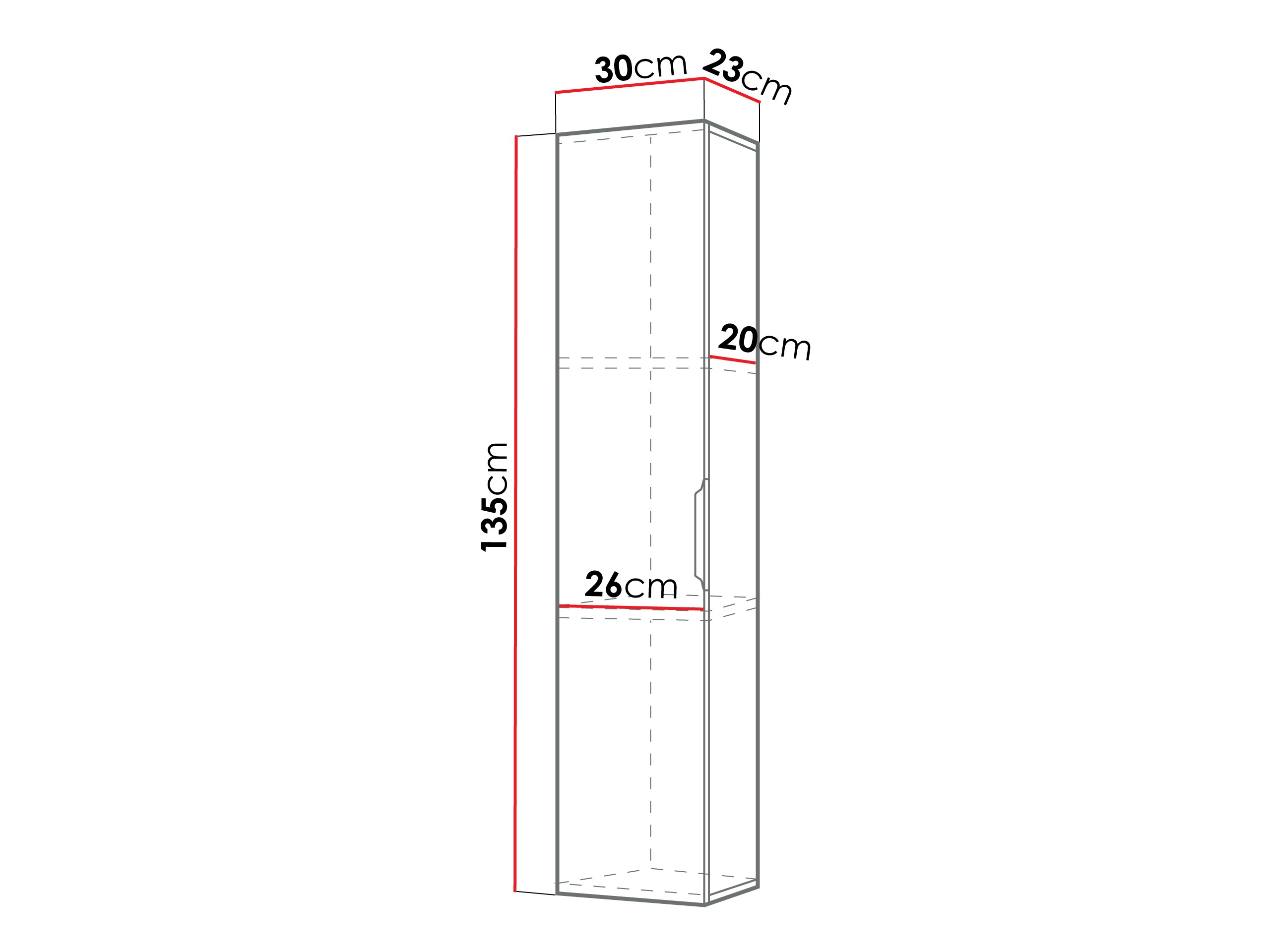 Επιτοίχιο ντουλάπι μπάνιου Comfivo Unitas