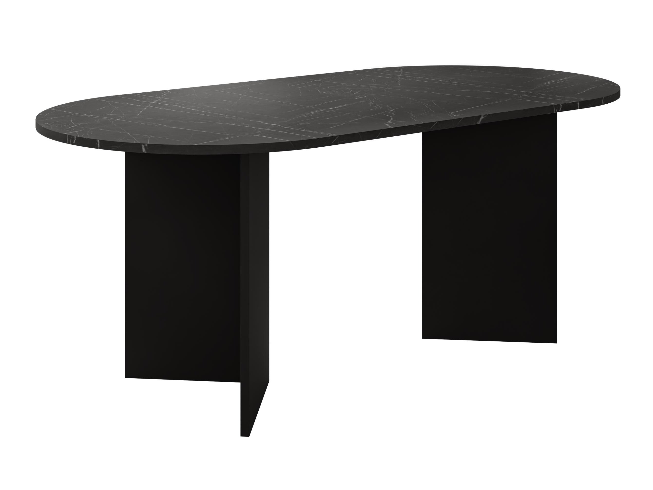 Table Comfivo Fungus (Black marble + Black)