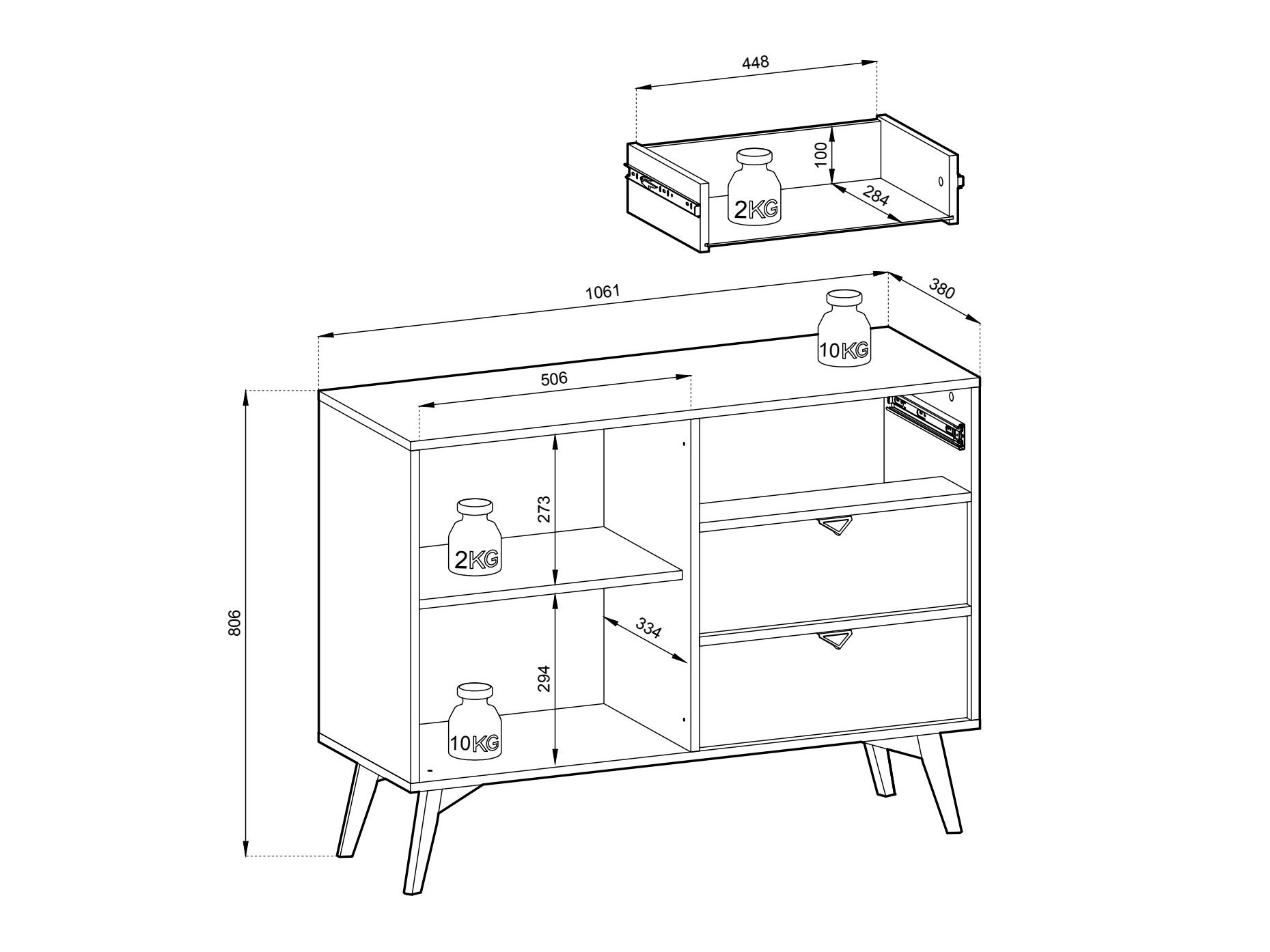 Συρταριέρα Lima 137