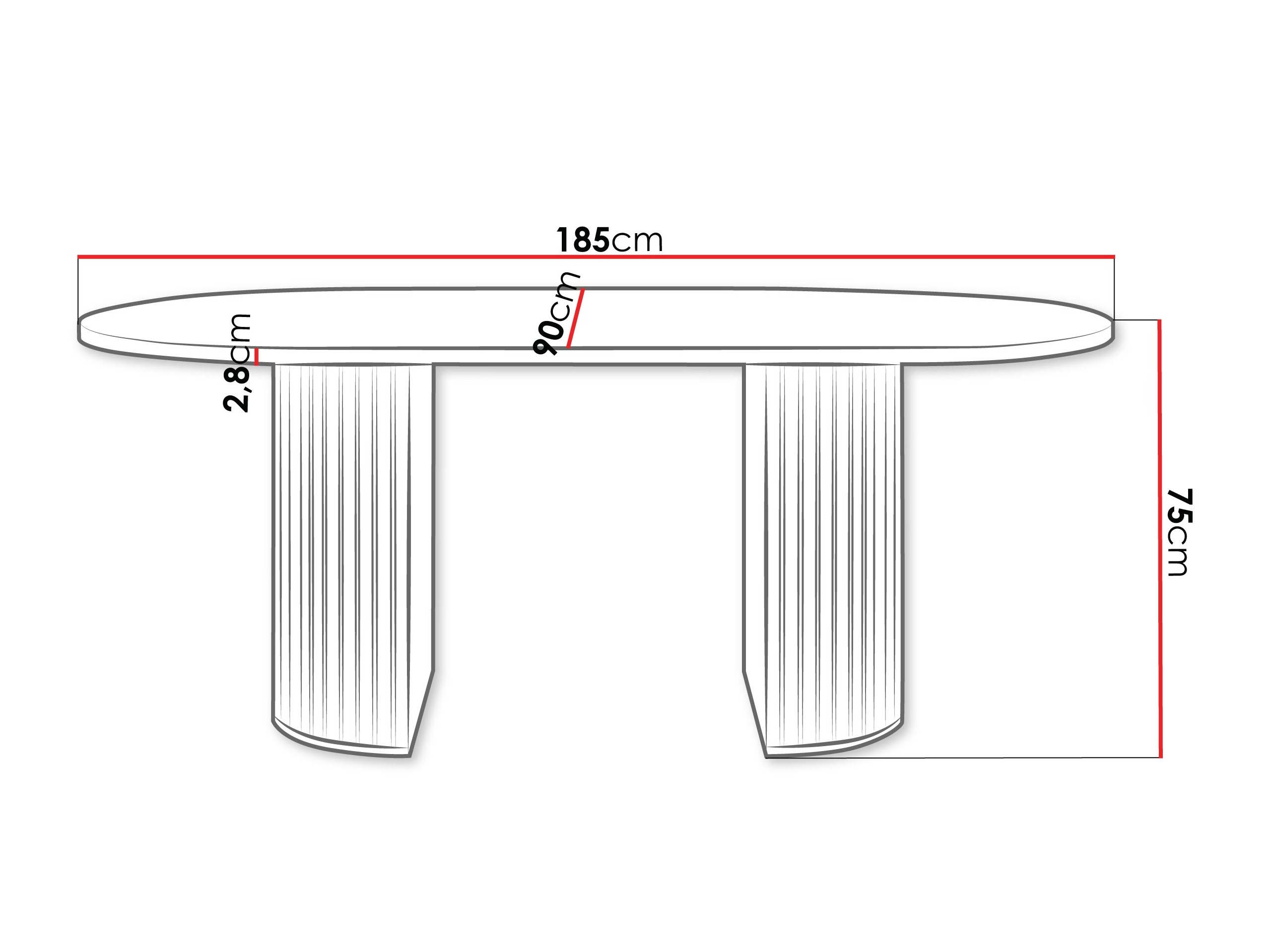 Τραπέζι Comfivo Ulma (Καρυδί)