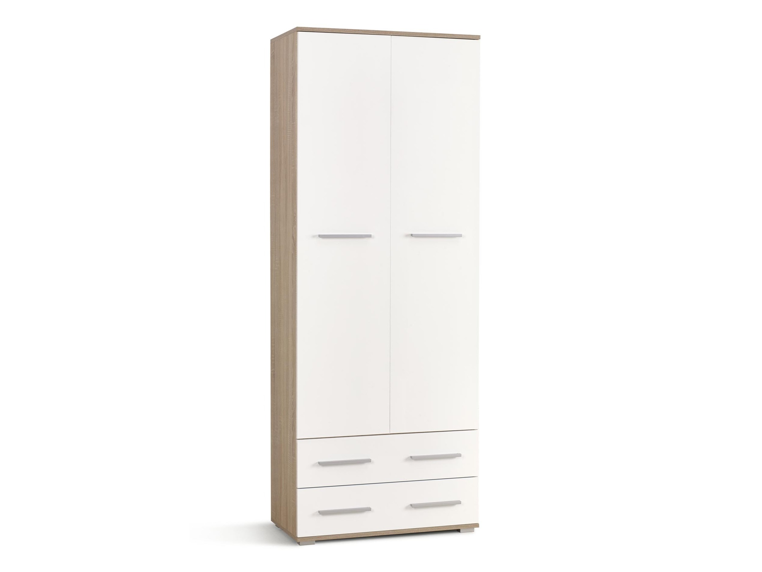 Βιβλιοθήκη Cirveso 107 (Sonoma οξιά + Γυαλιστερό λευκό)