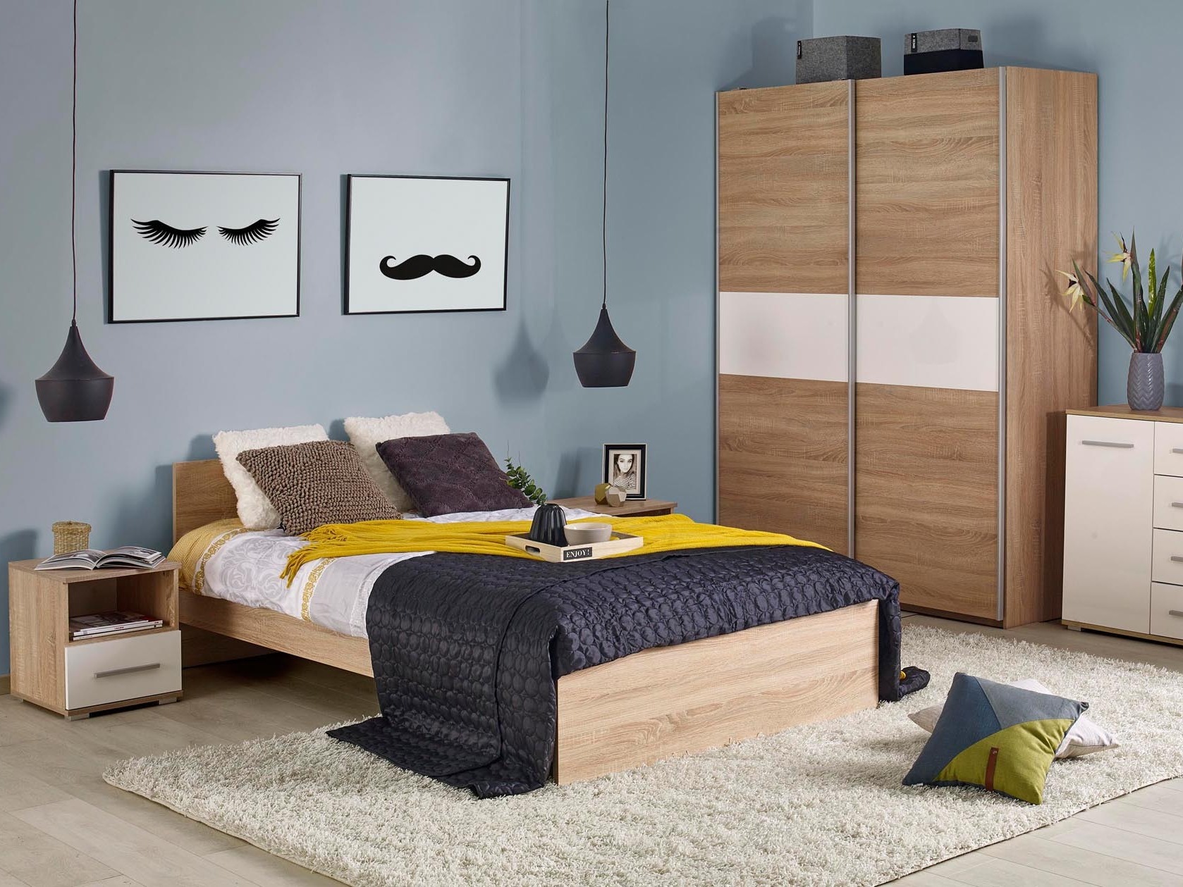 Κρεβάτι Cirveso 104 (Sonoma οξιά)