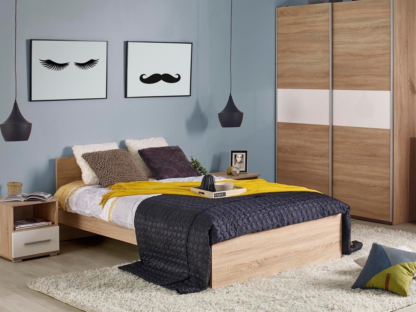 Κρεβάτι Cirveso 105 (Sonoma οξιά)