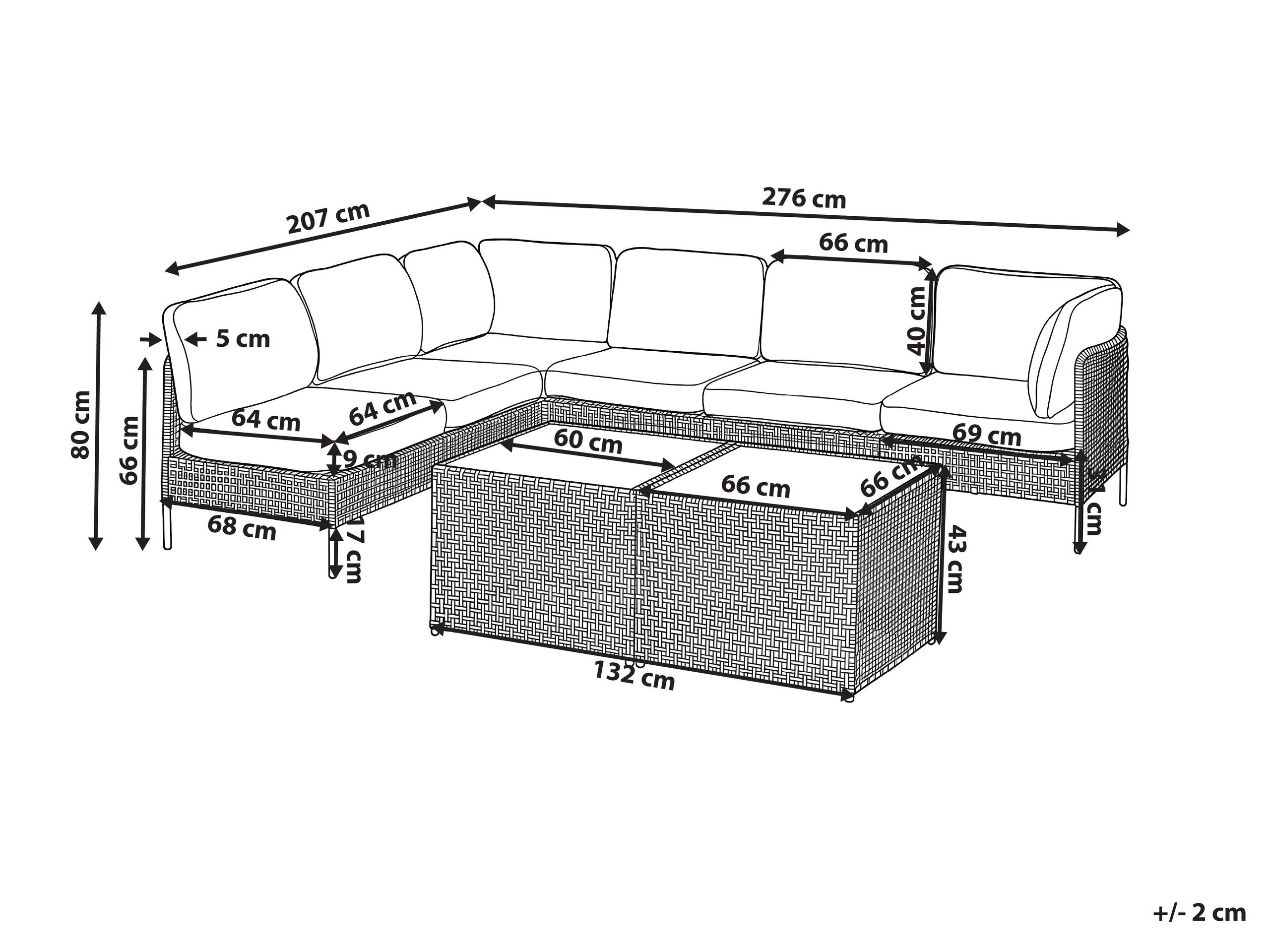 Outdoor furniture set Domenou 104