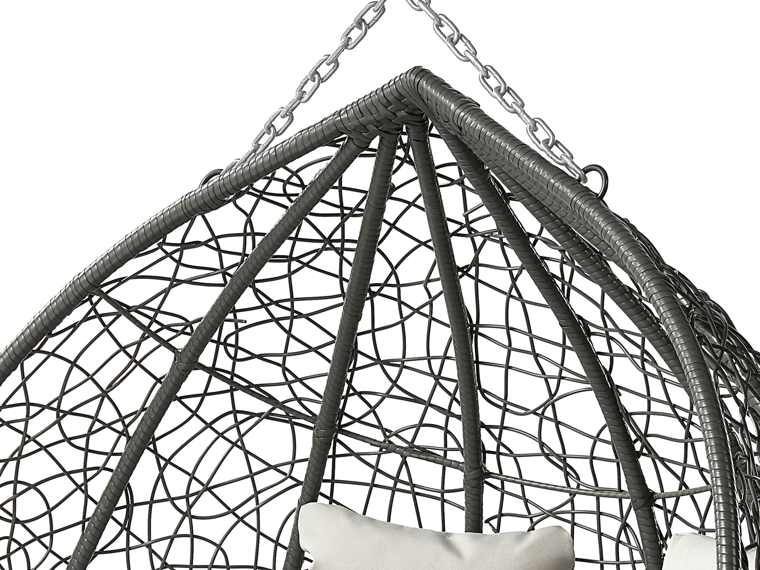 Κρεμαστή πολυθρόνα Comfivo Audos (Γκρι + Ανοιχτό γκρι)