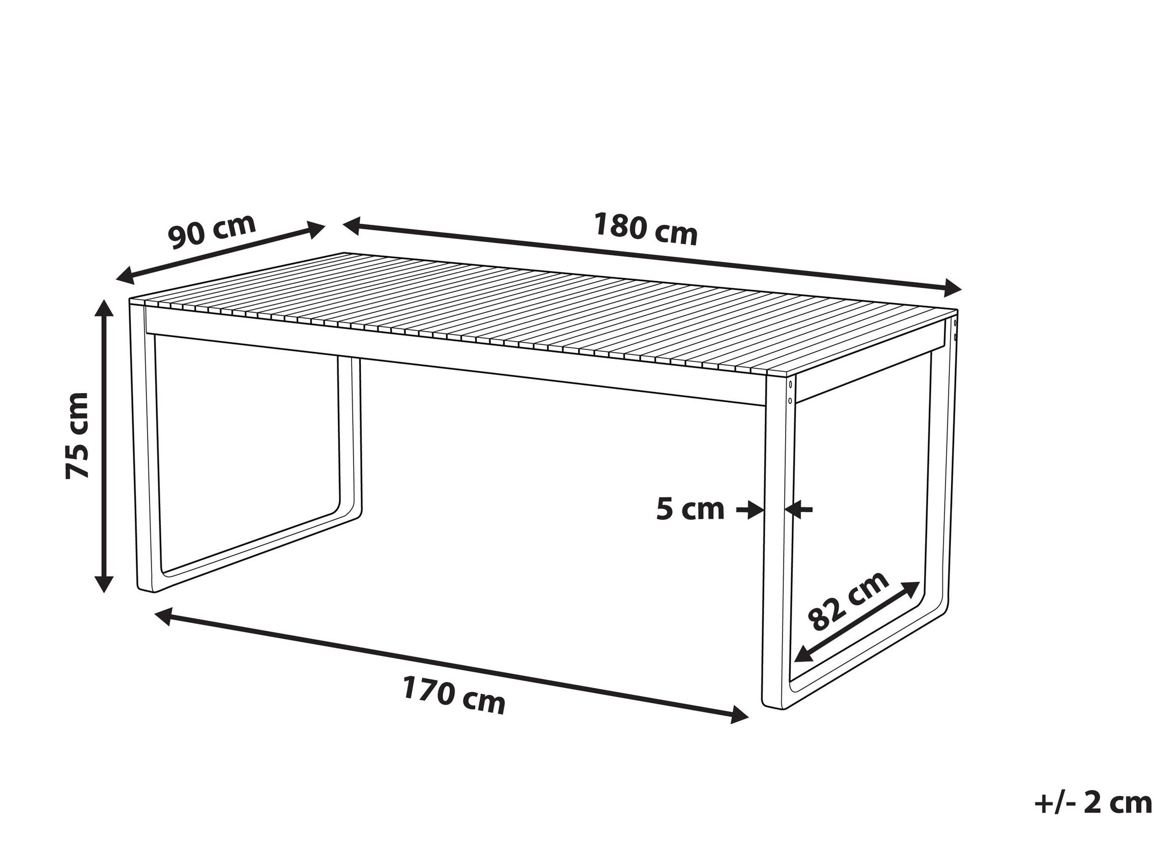 Τραπέζι εξωτερικού χώρου Berwyn 3227