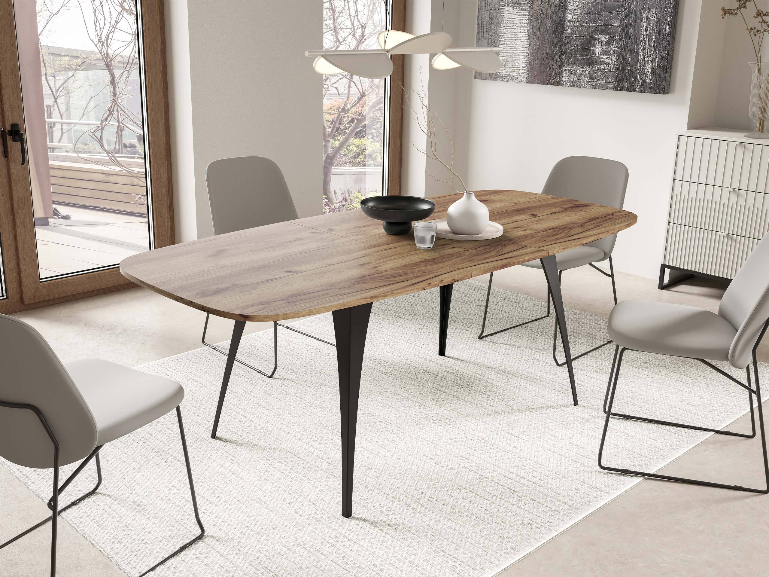 Τραπέζι Oswego 131 (Craft χρυσή βελανιδιά)