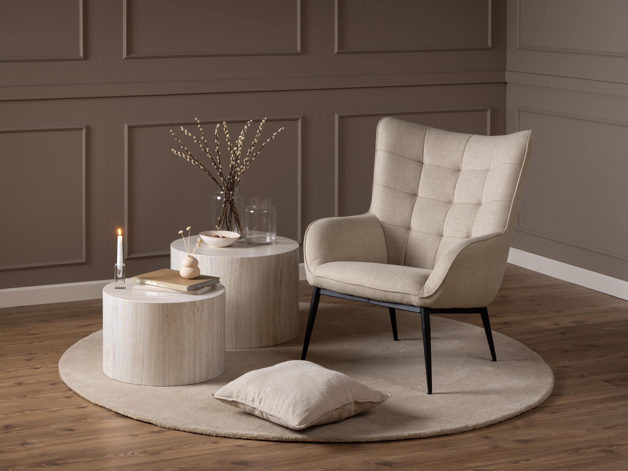 Σετ τραπεζιών σαλονιού Norsica 800 (Μπεζ)