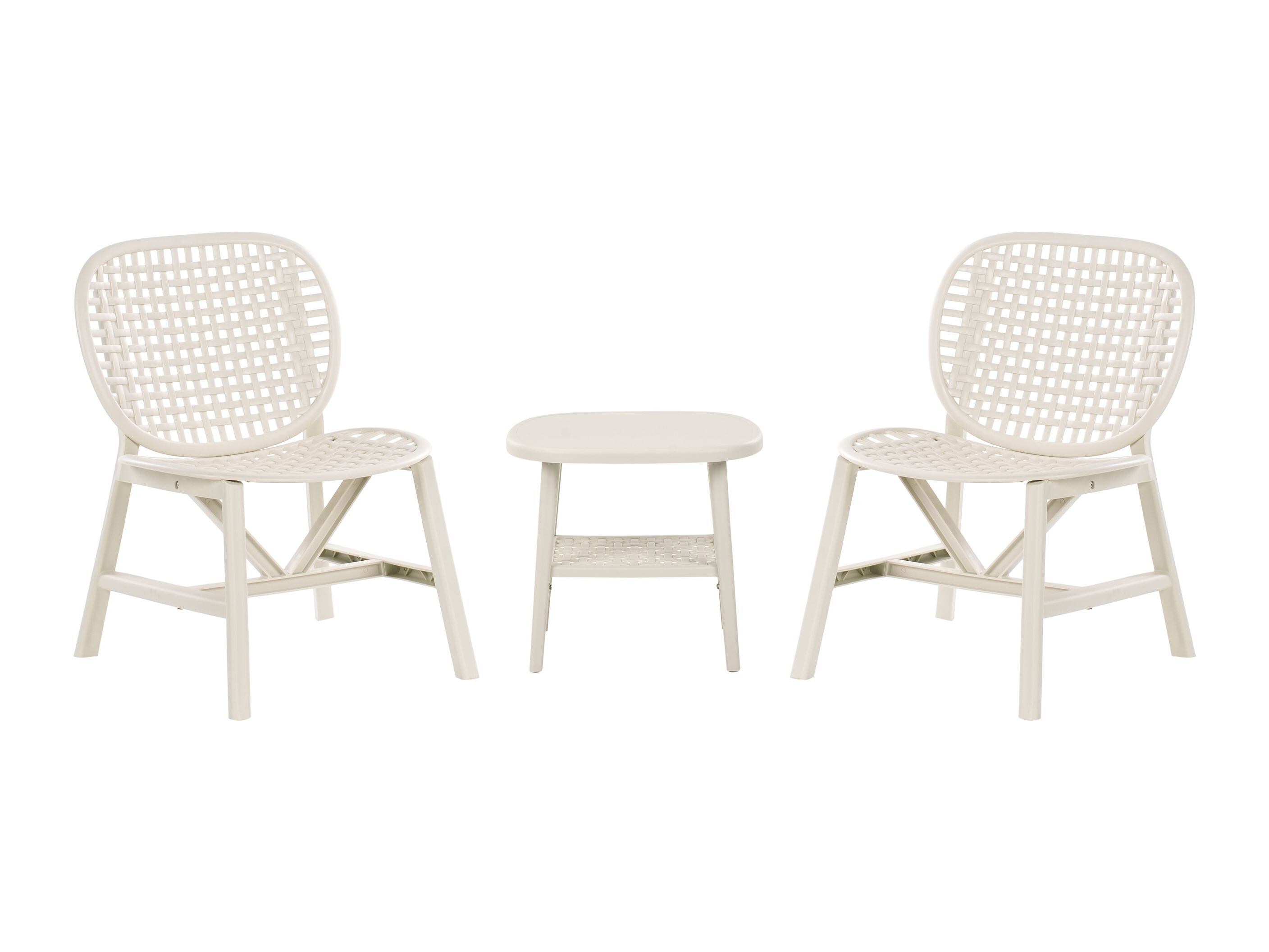 Σετ επίπλων μπαλκονιού Berwyn 3236 (Άσπρο)