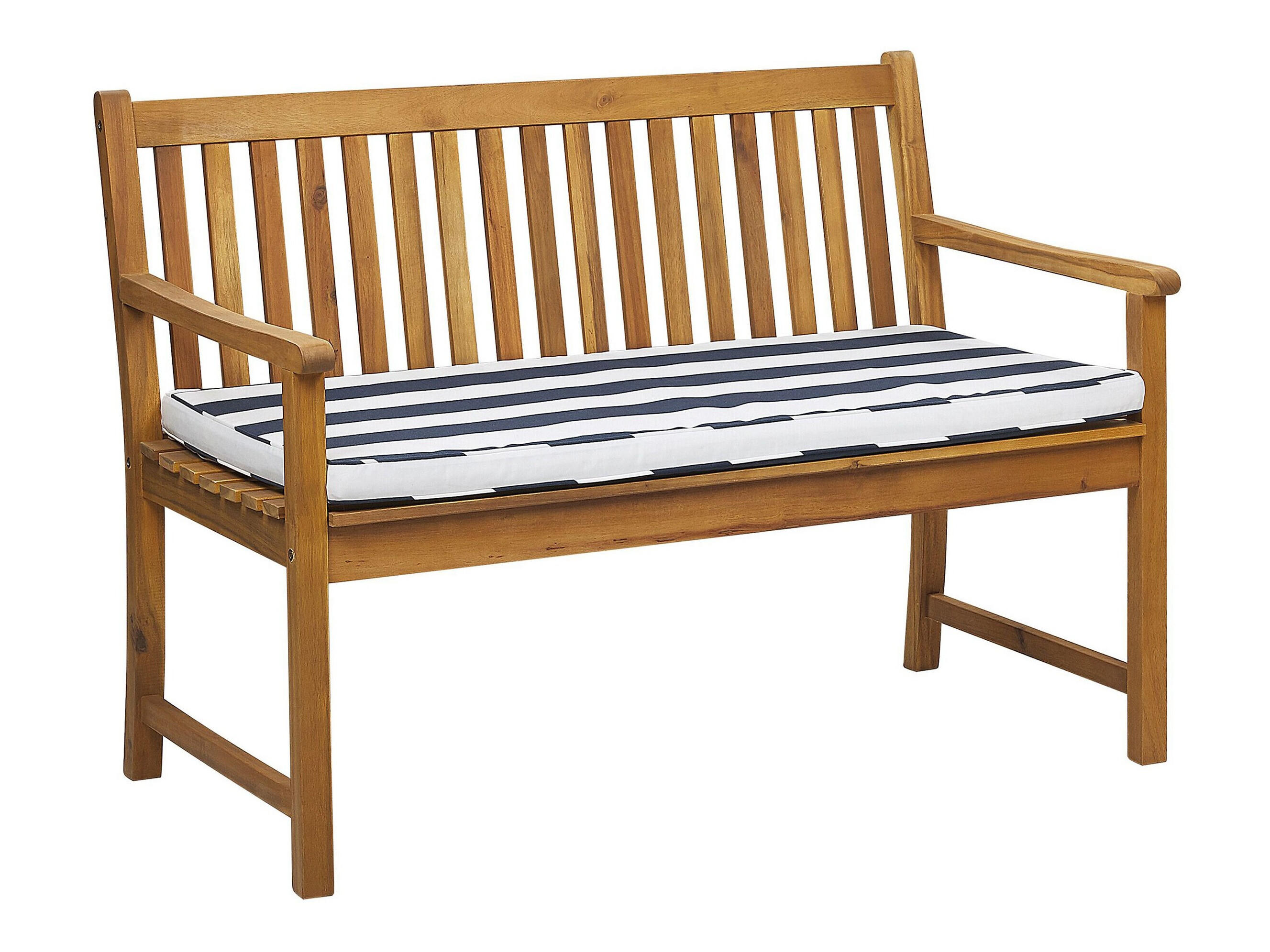 Outdoor bench Berwyn 3247 (White + Dark blue)