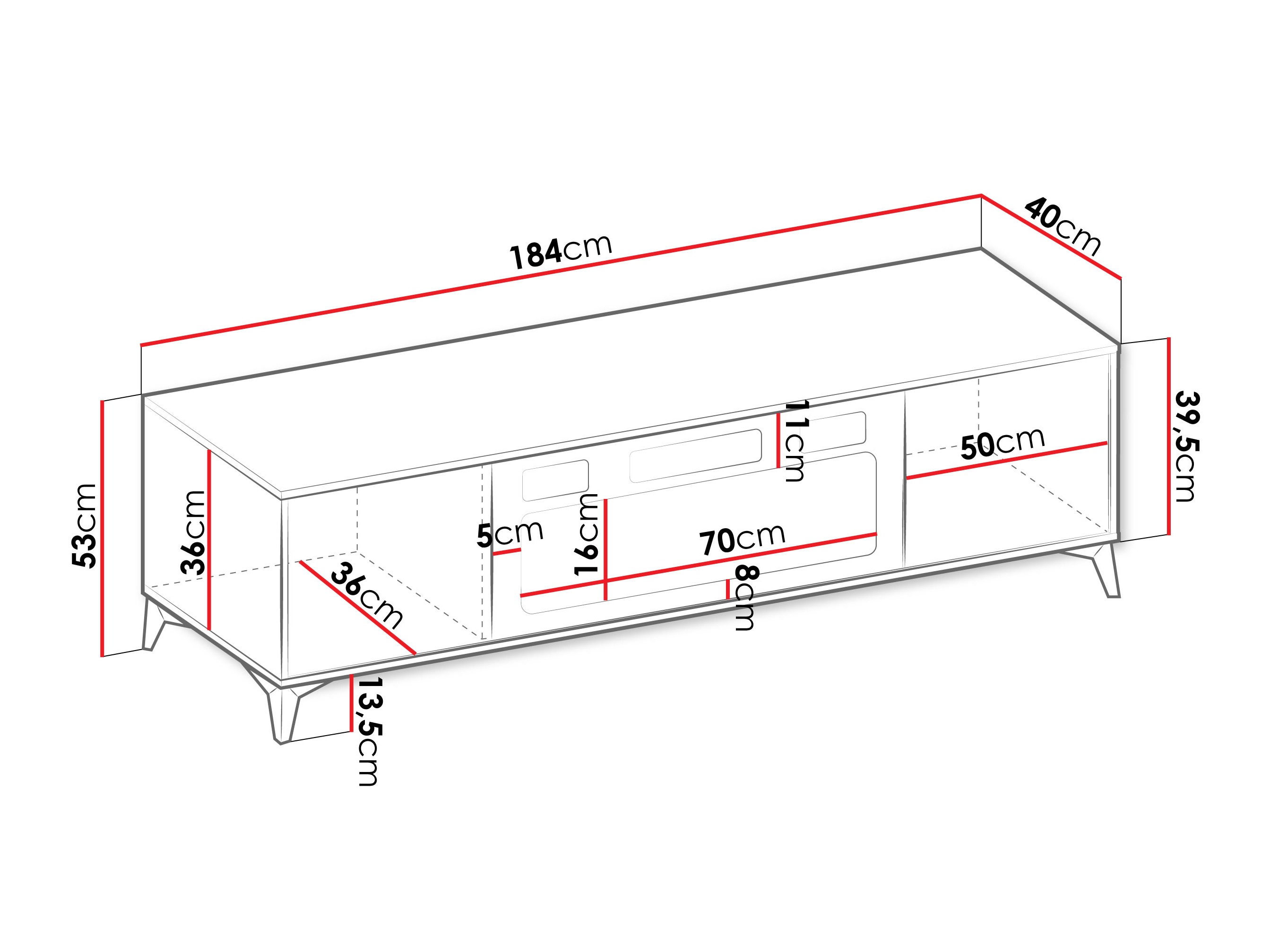 Έπιπλο τηλεόρασης Comfivo Citrus II