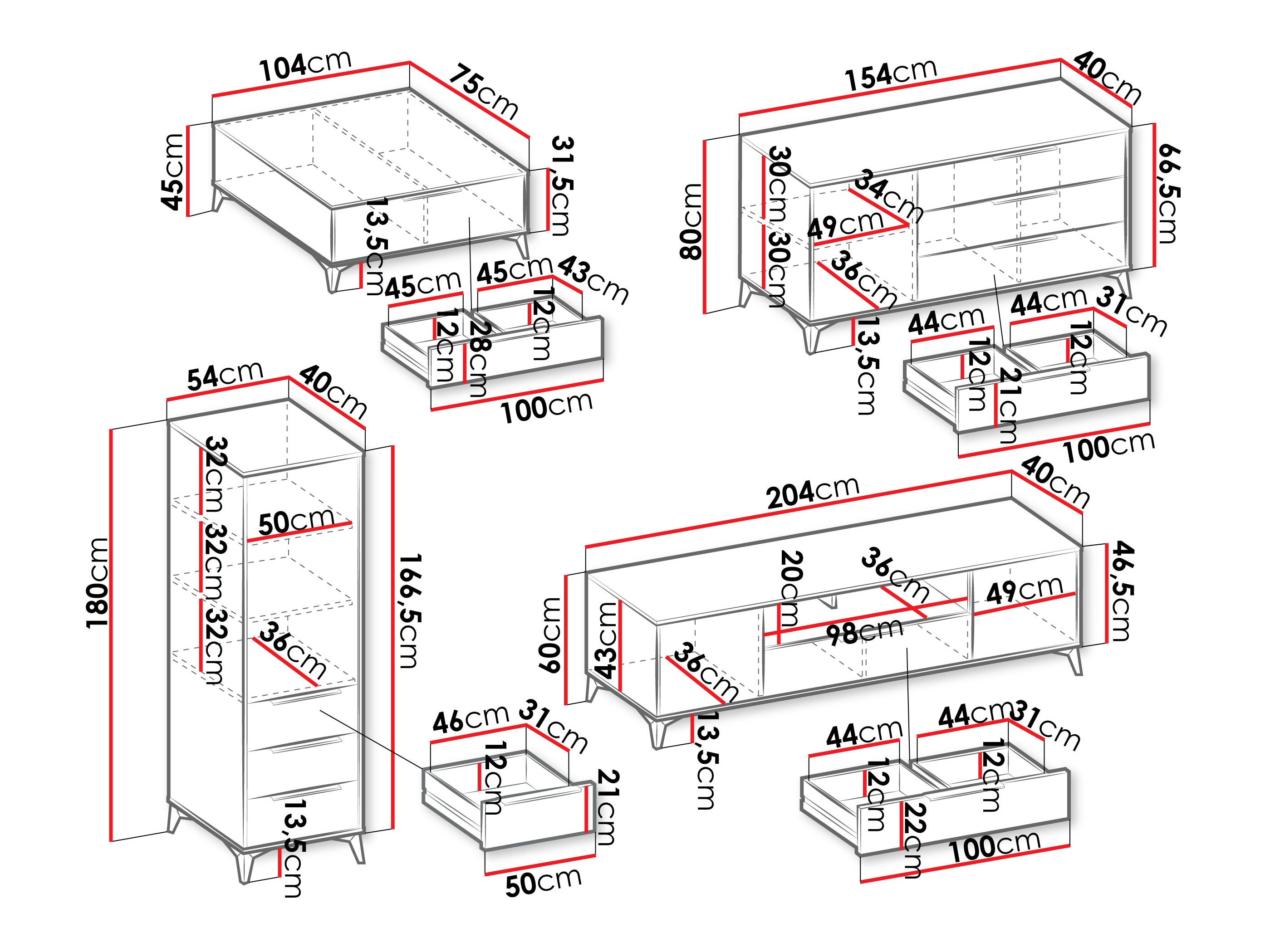 Σετ επίπλων σαλονιού Comfivo Citrus IV