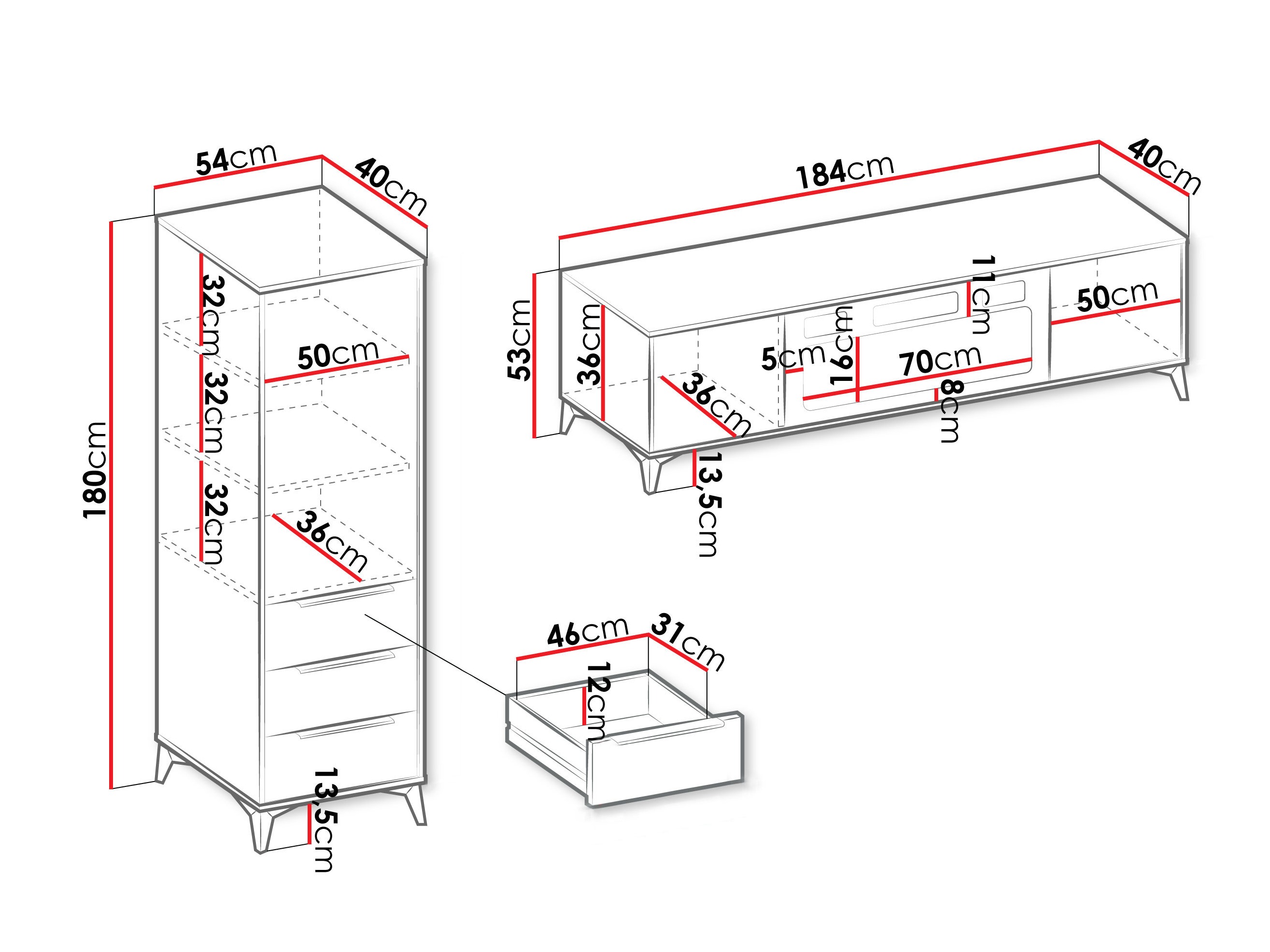 Σετ επίπλων σαλονιού Comfivo Citrus V