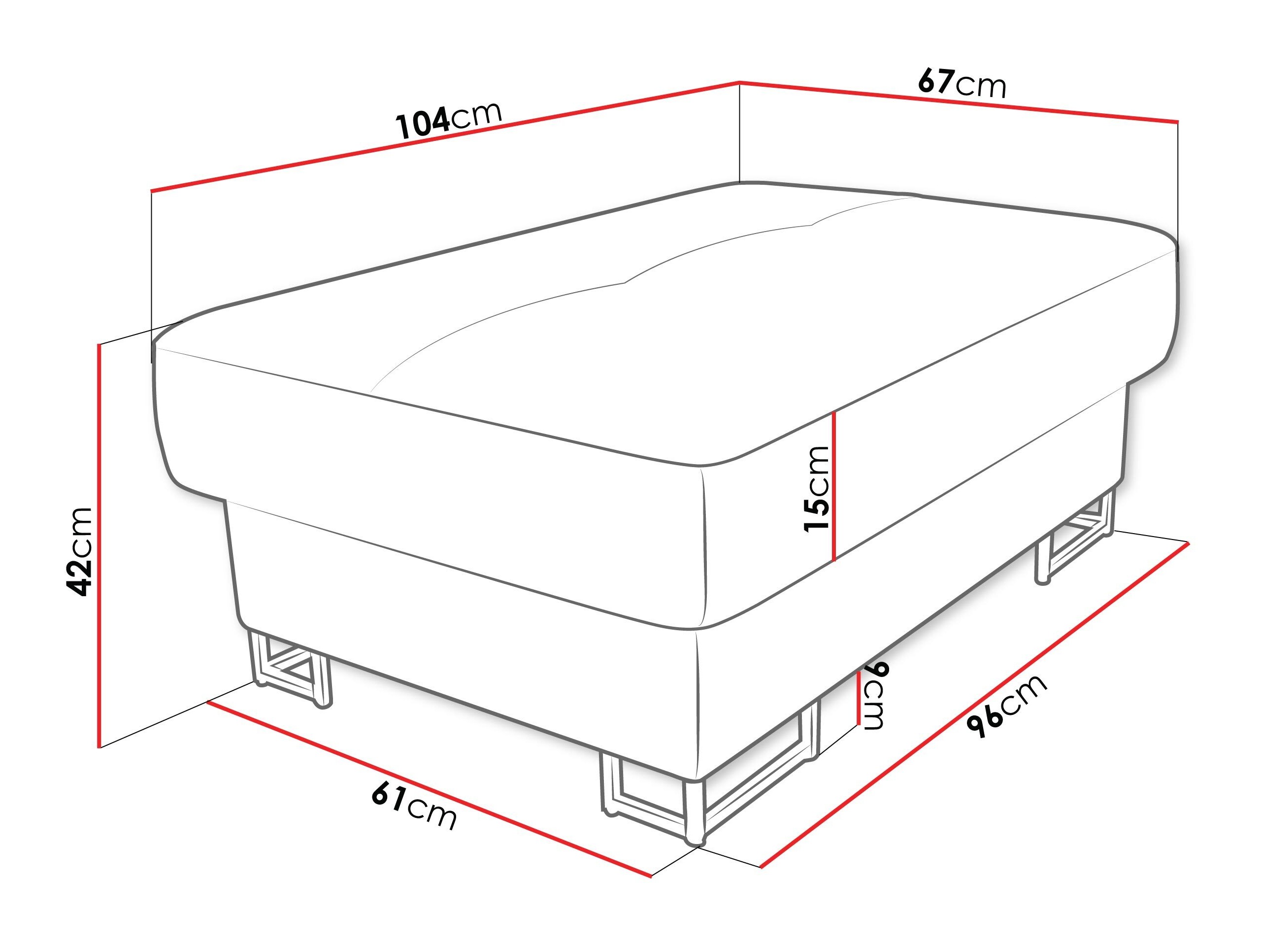 Ταμπουρέ Comfivo Ruta (Magic Velvet 2216)