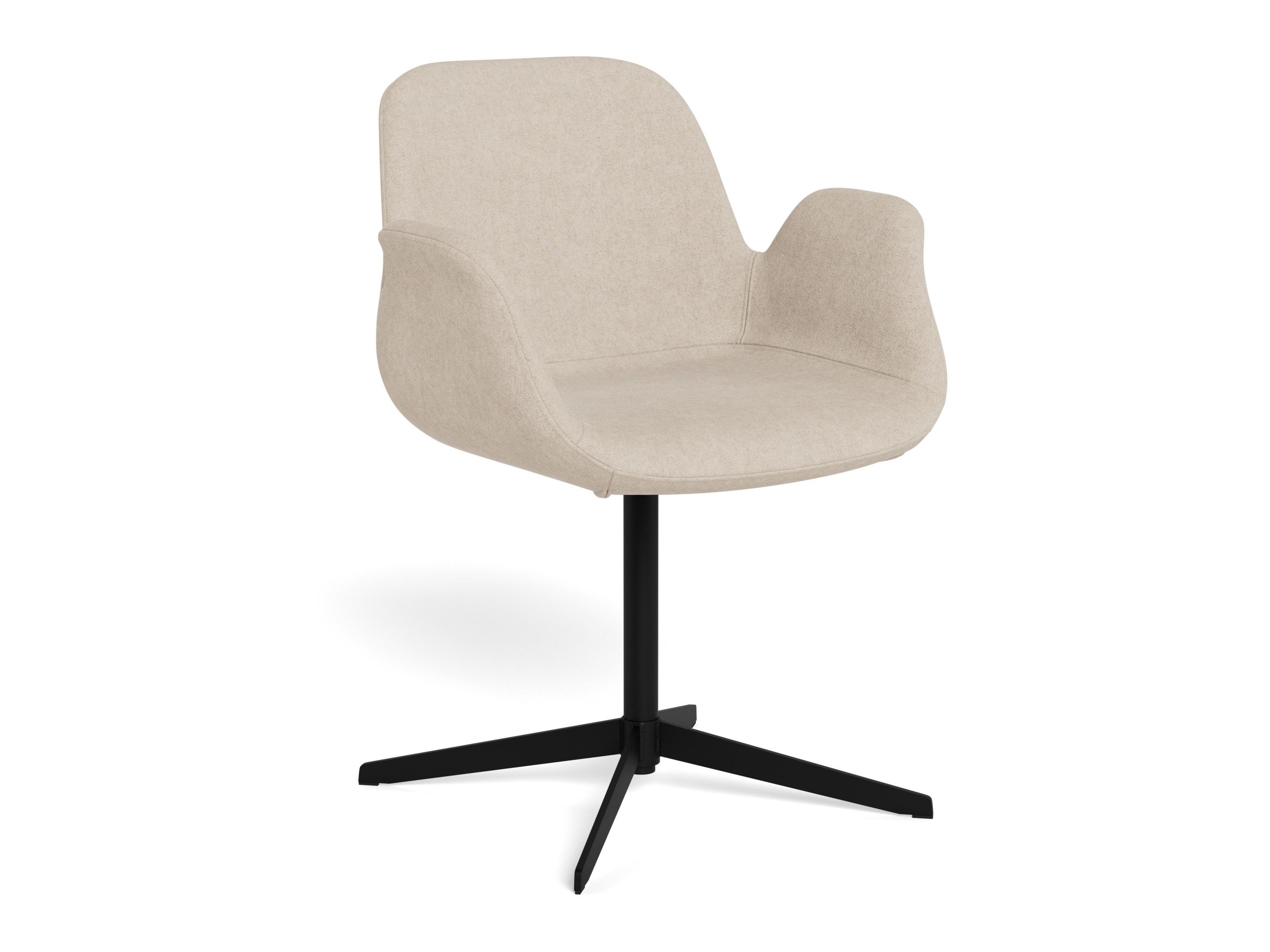 Καρέκλα Norsica 1058 (Μαύρο + Ανοιχτό καφέ)