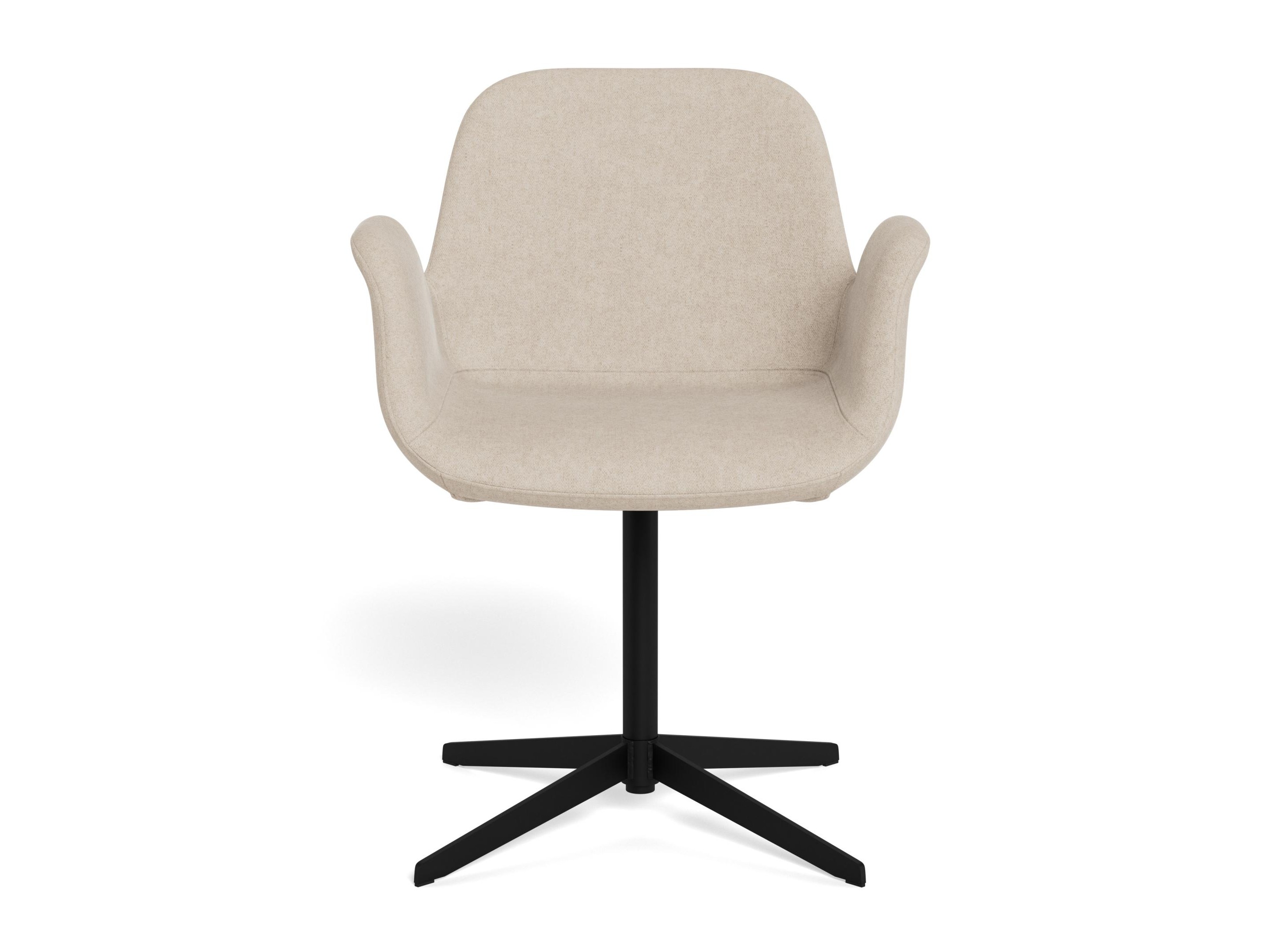 Καρέκλα Norsica 1058 (Μαύρο + Ανοιχτό καφέ)