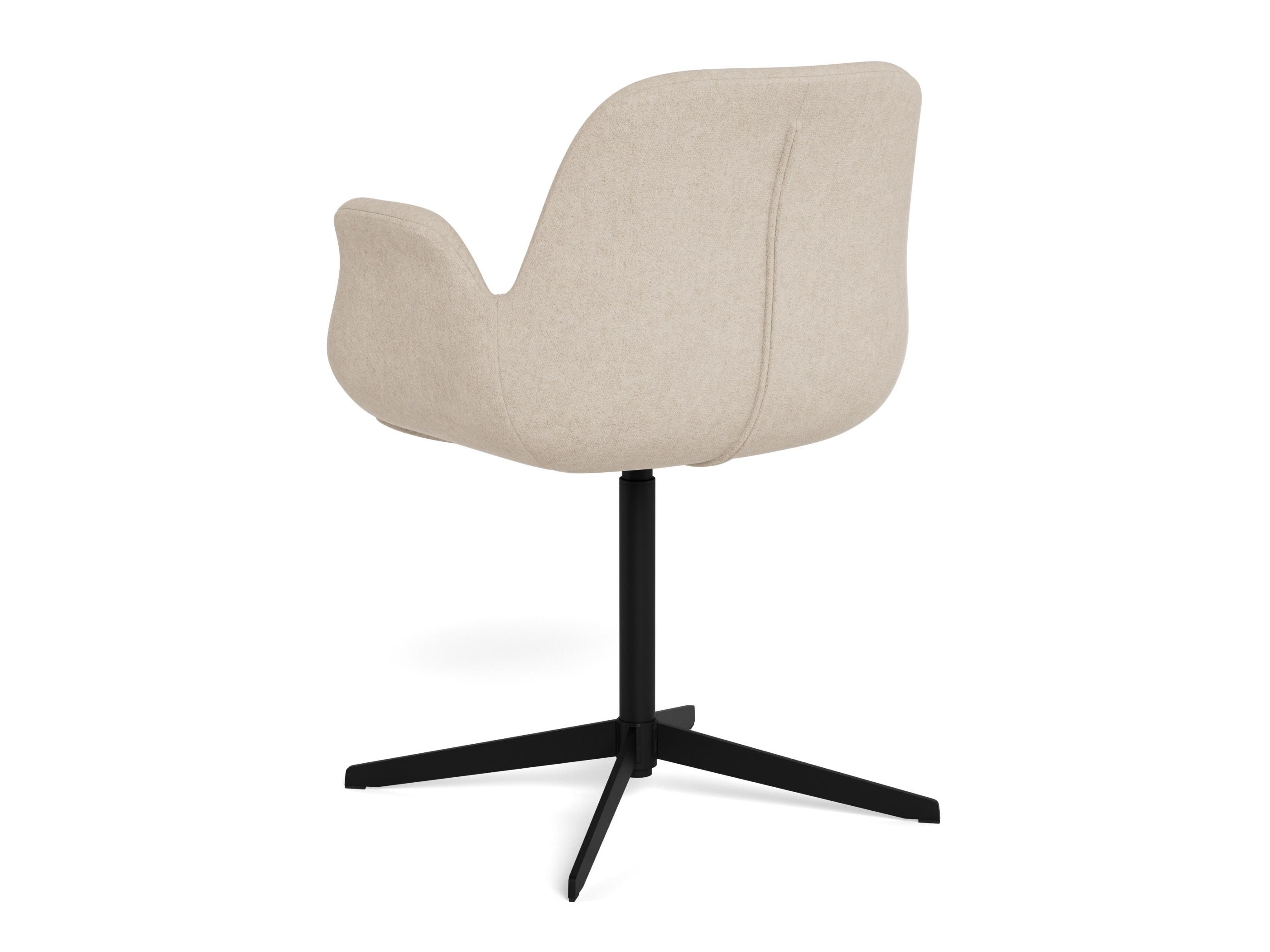 Καρέκλα Norsica 1058 (Μαύρο + Ανοιχτό καφέ)