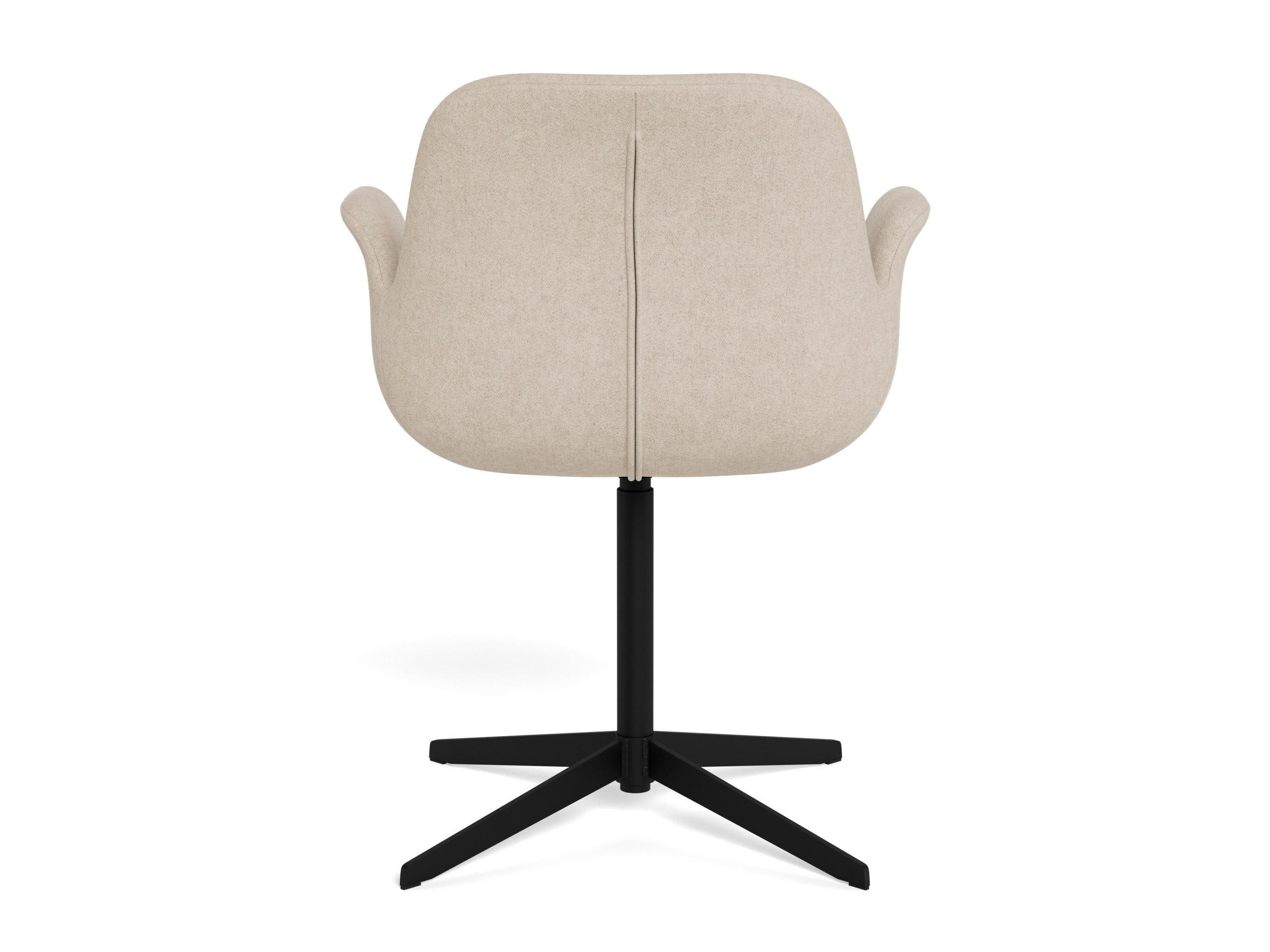 Καρέκλα Norsica 1058 (Μαύρο + Ανοιχτό καφέ)