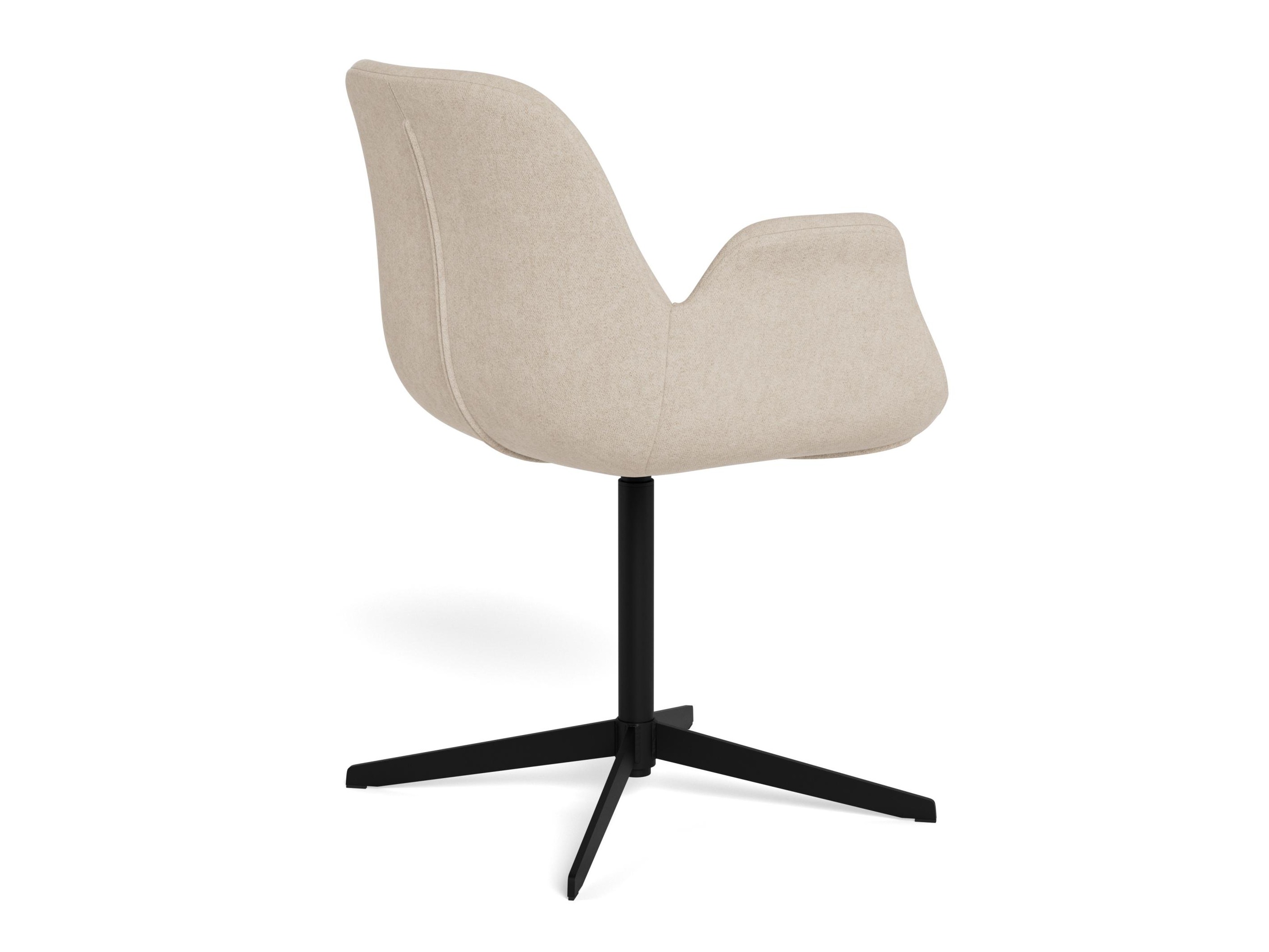 Καρέκλα Norsica 1058 (Μαύρο + Ανοιχτό καφέ)