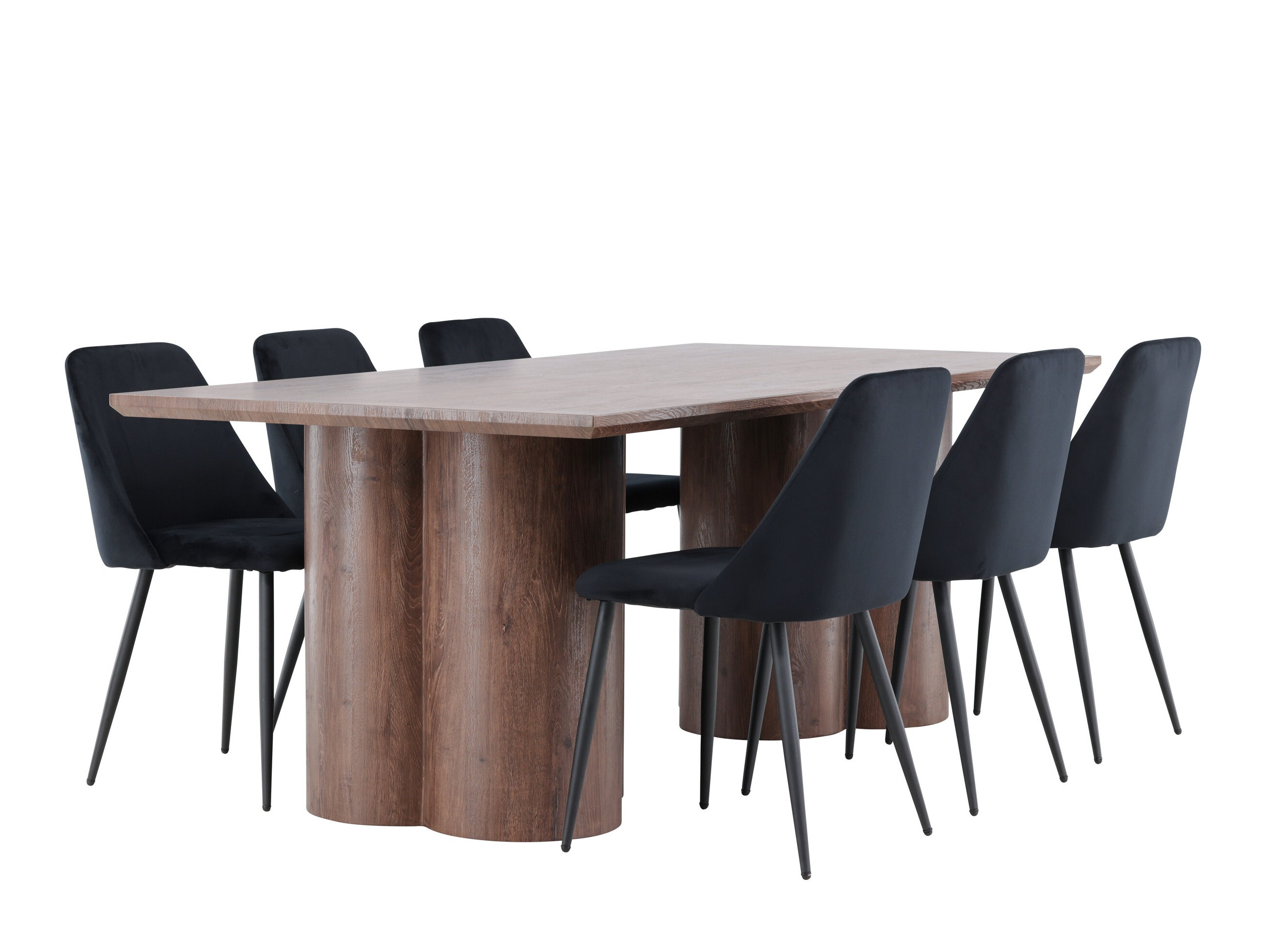 Σετ τραπεζαρίας Dallas 5182 (Καφέ)