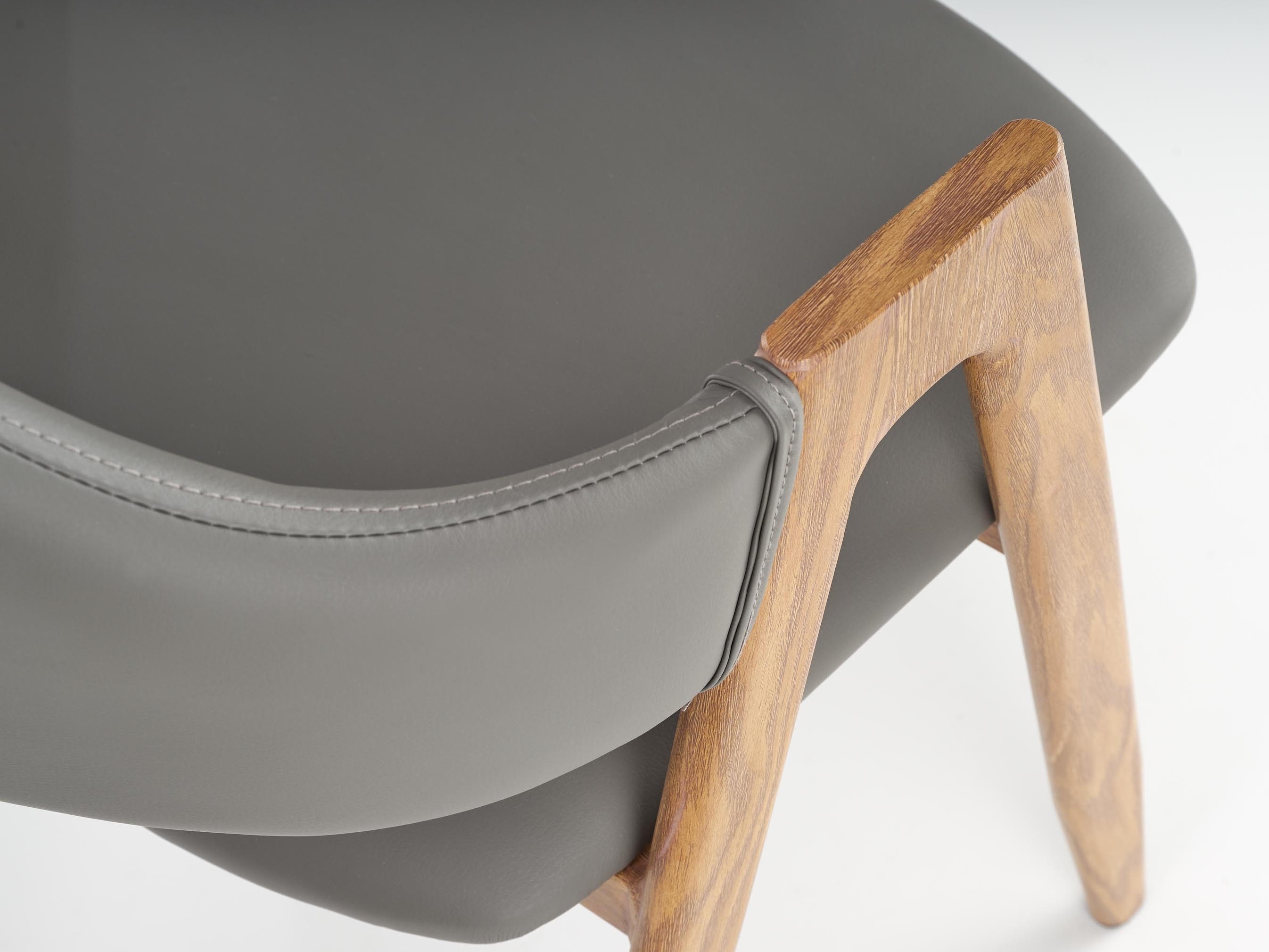 Καρέκλα Houston 561 (Γκρι + δρυς)