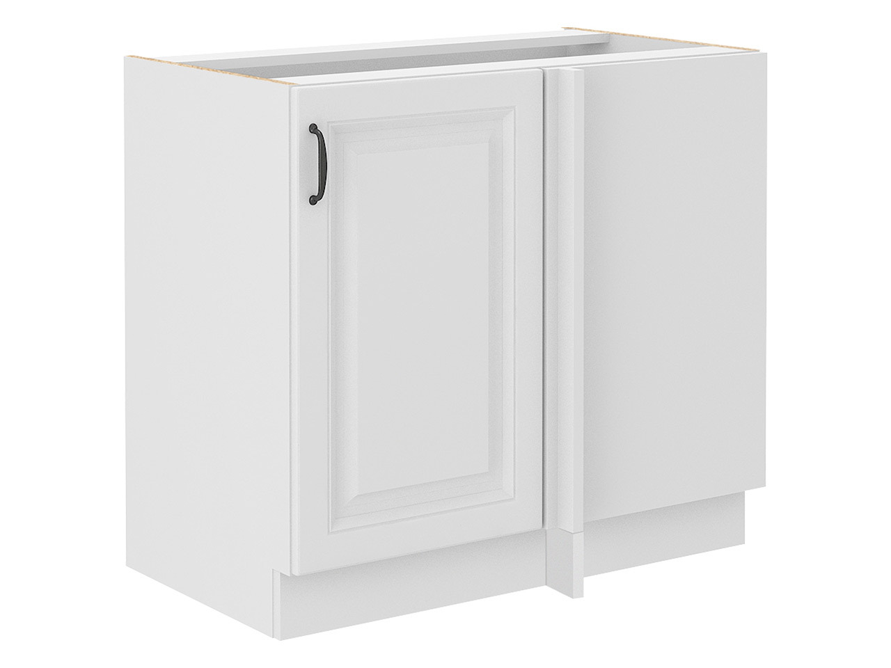 Modular cabinet with doors Retro White 100