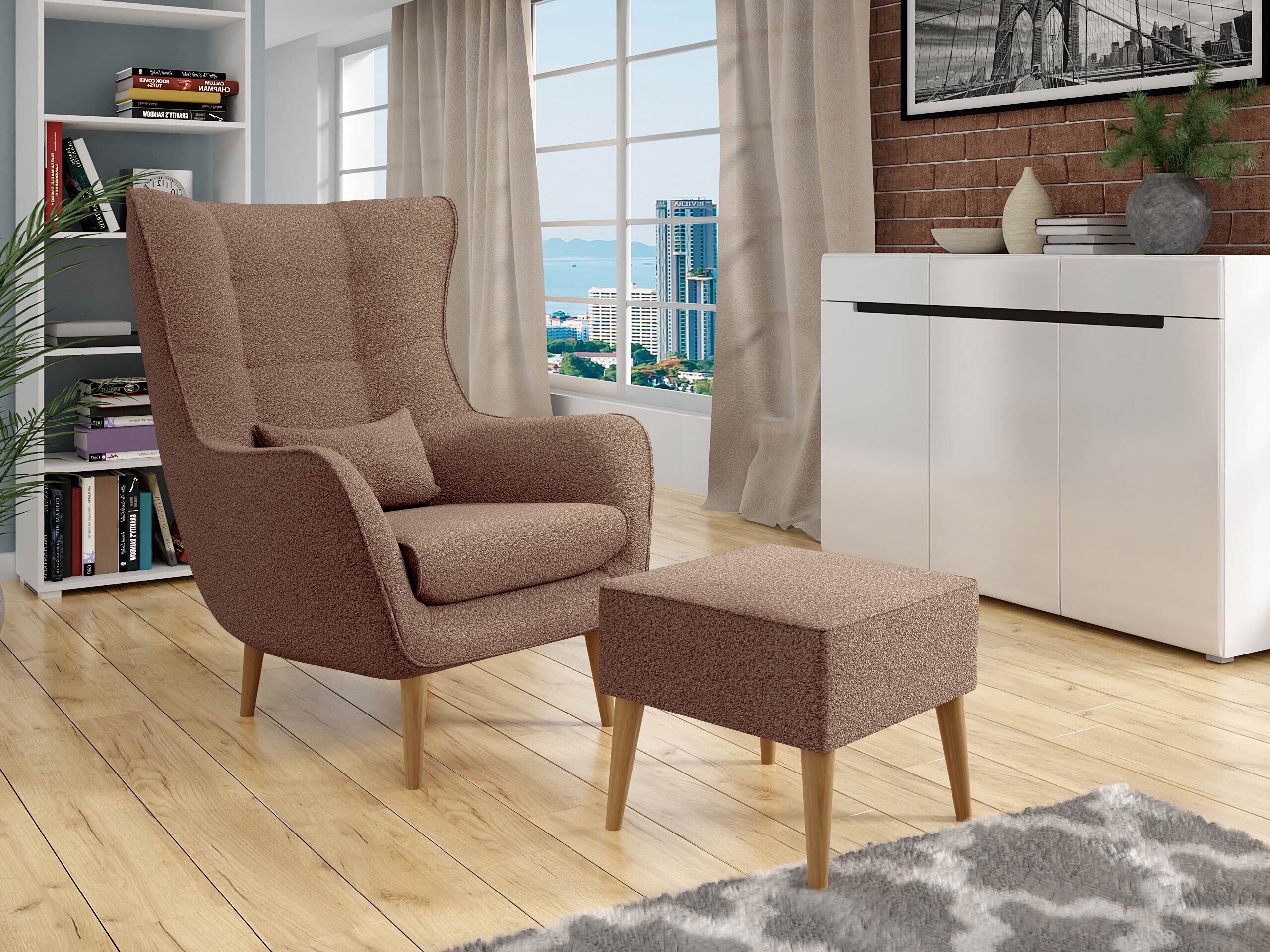 Σκαμπό σαλονιού Comfivo Ulmus V (Lambi 04)