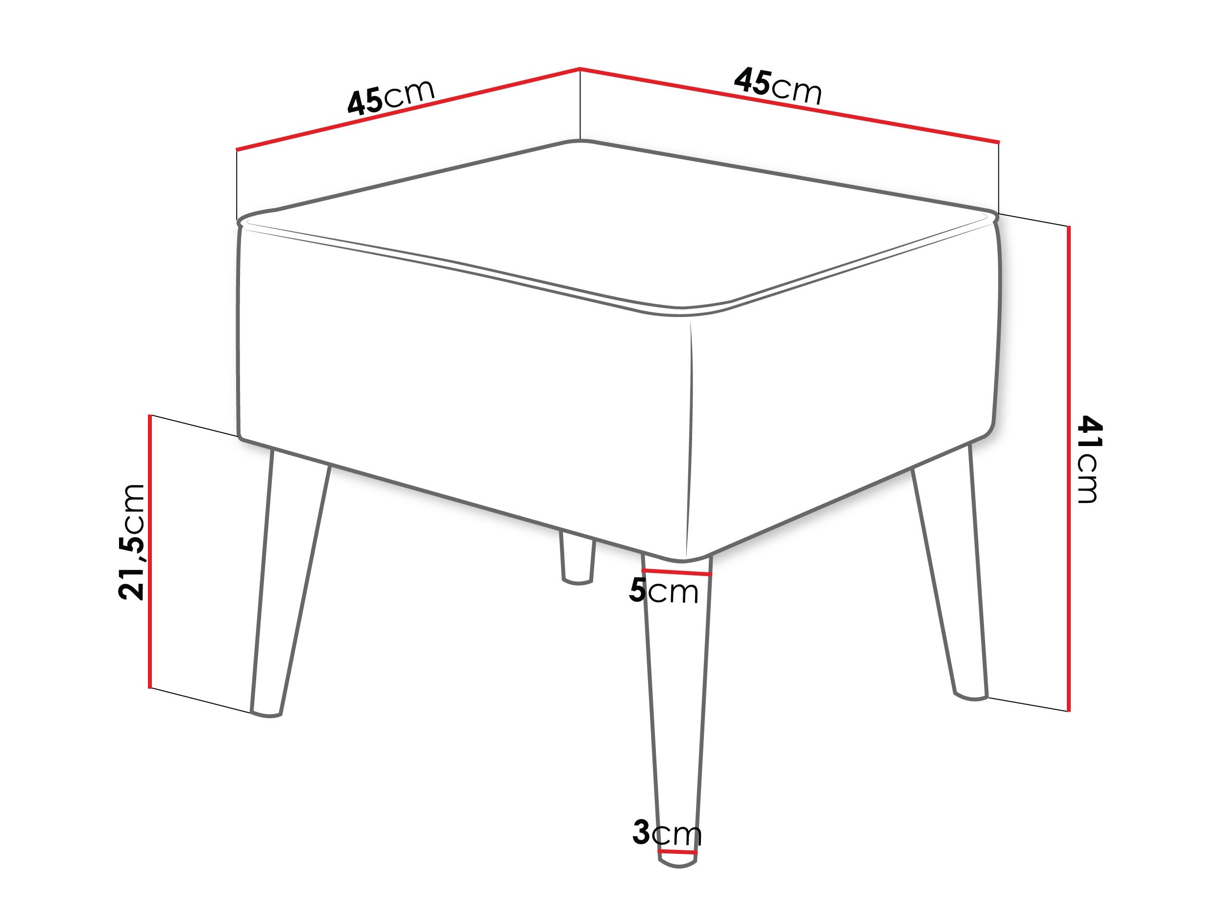 Σκαμπό σαλονιού Comfivo Ulmus V (Lambi 04)