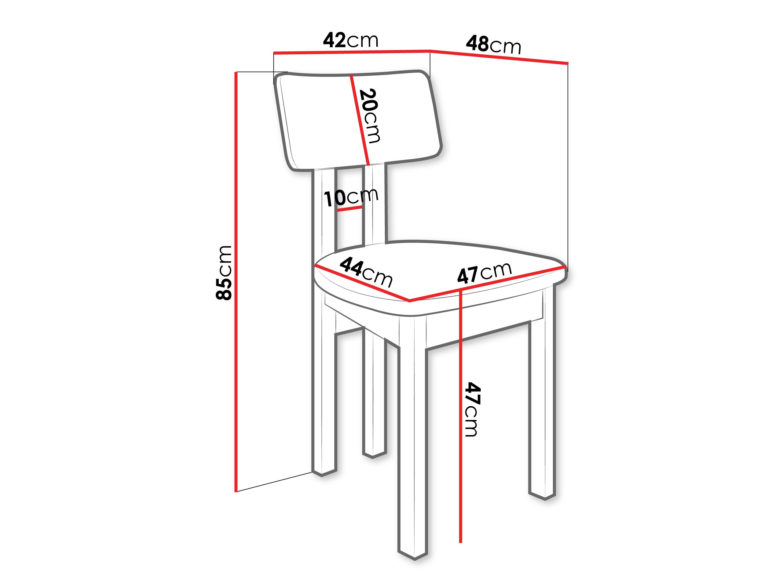 Καρέκλα Victorville 382 (Καρυδί)