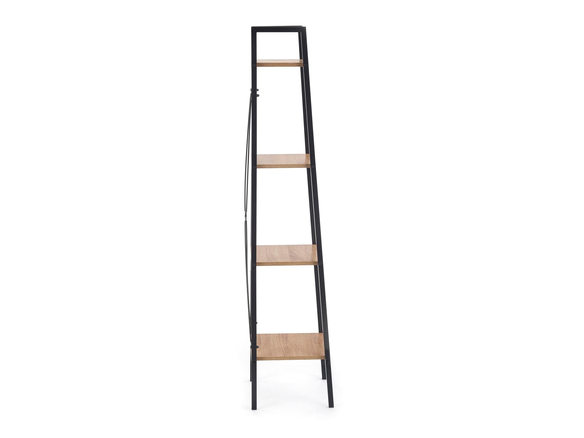 Βιβλιοθήκη Houston 1891 (Sonoma οξιά + Μαύρο)